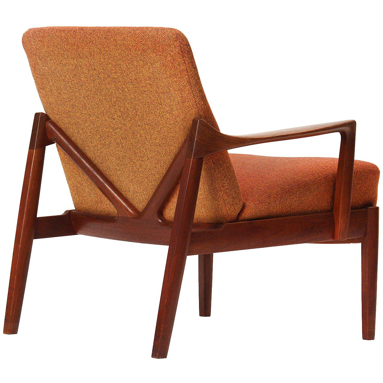 Scandinavian Modern Lounge Chair by Edward and Tove Kindt-Larsen For Sale