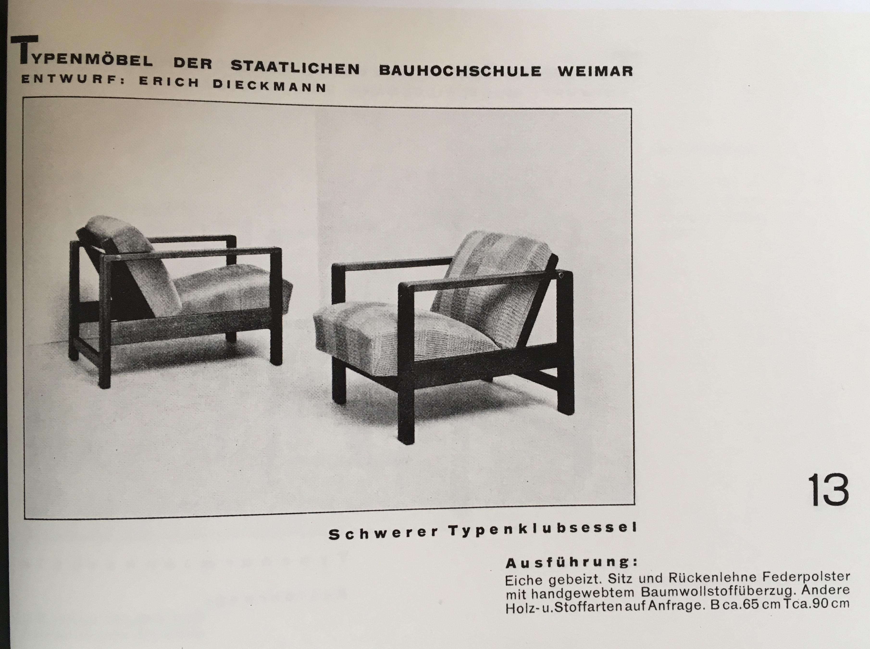 Lounge Chair by Erich Dieckmann For Sale 6