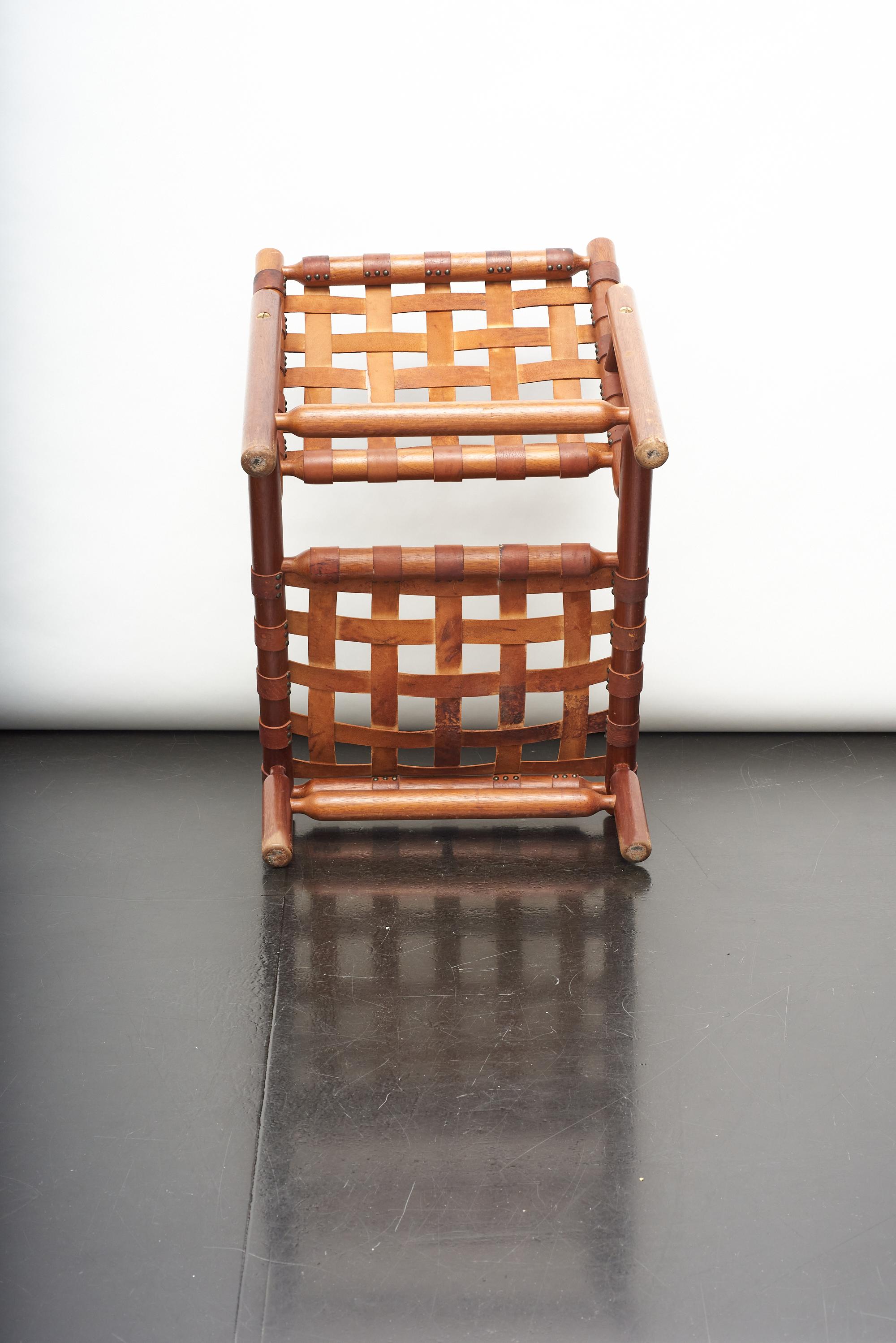 Turned Lounge Chair by Finnish Architect Ilmari Tapiovaara for Paolo Arnaboldi