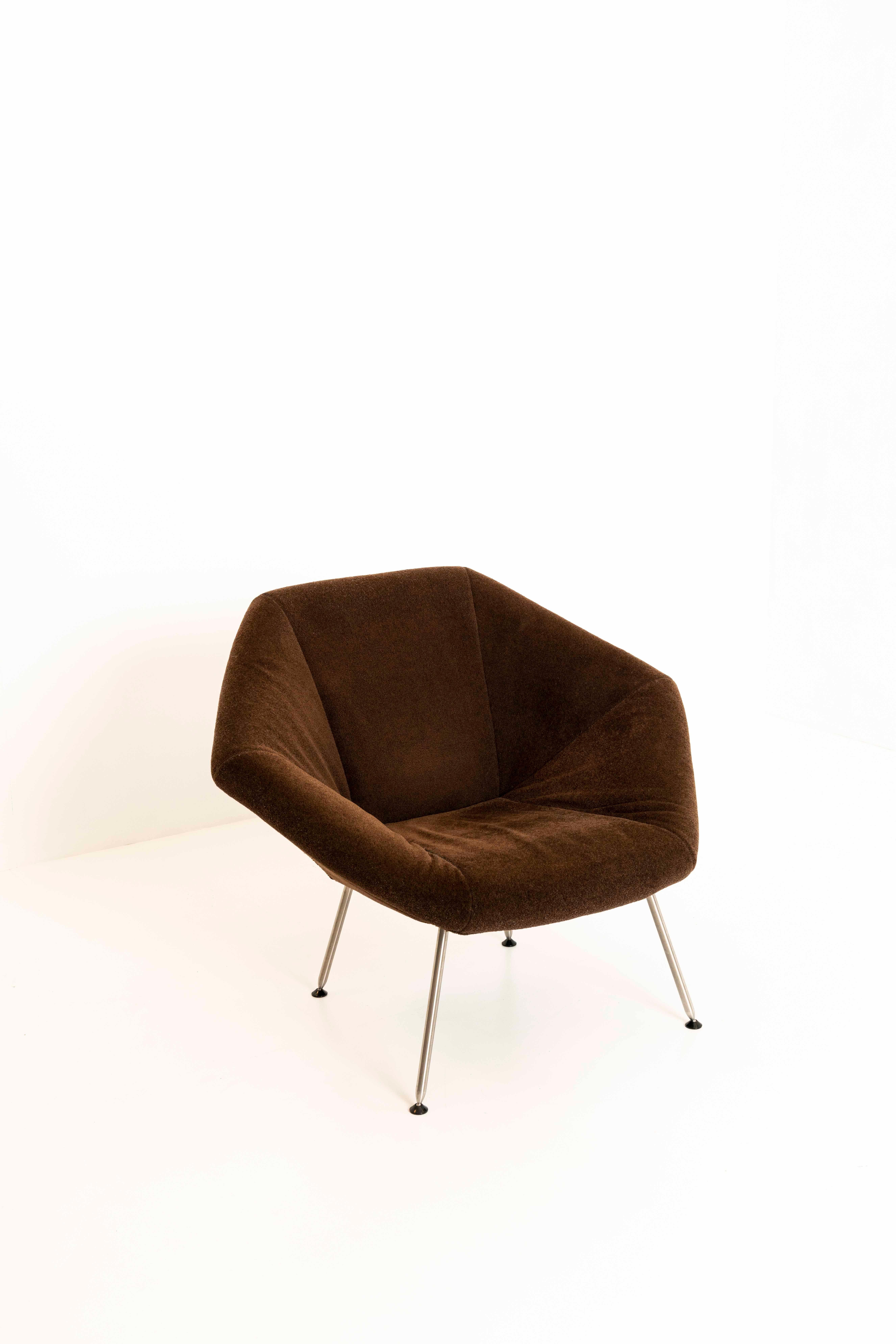 Post-Modern Lounge Chair by Frans Schrofer for 'Young' in Teddy Fabric, the Netherlands