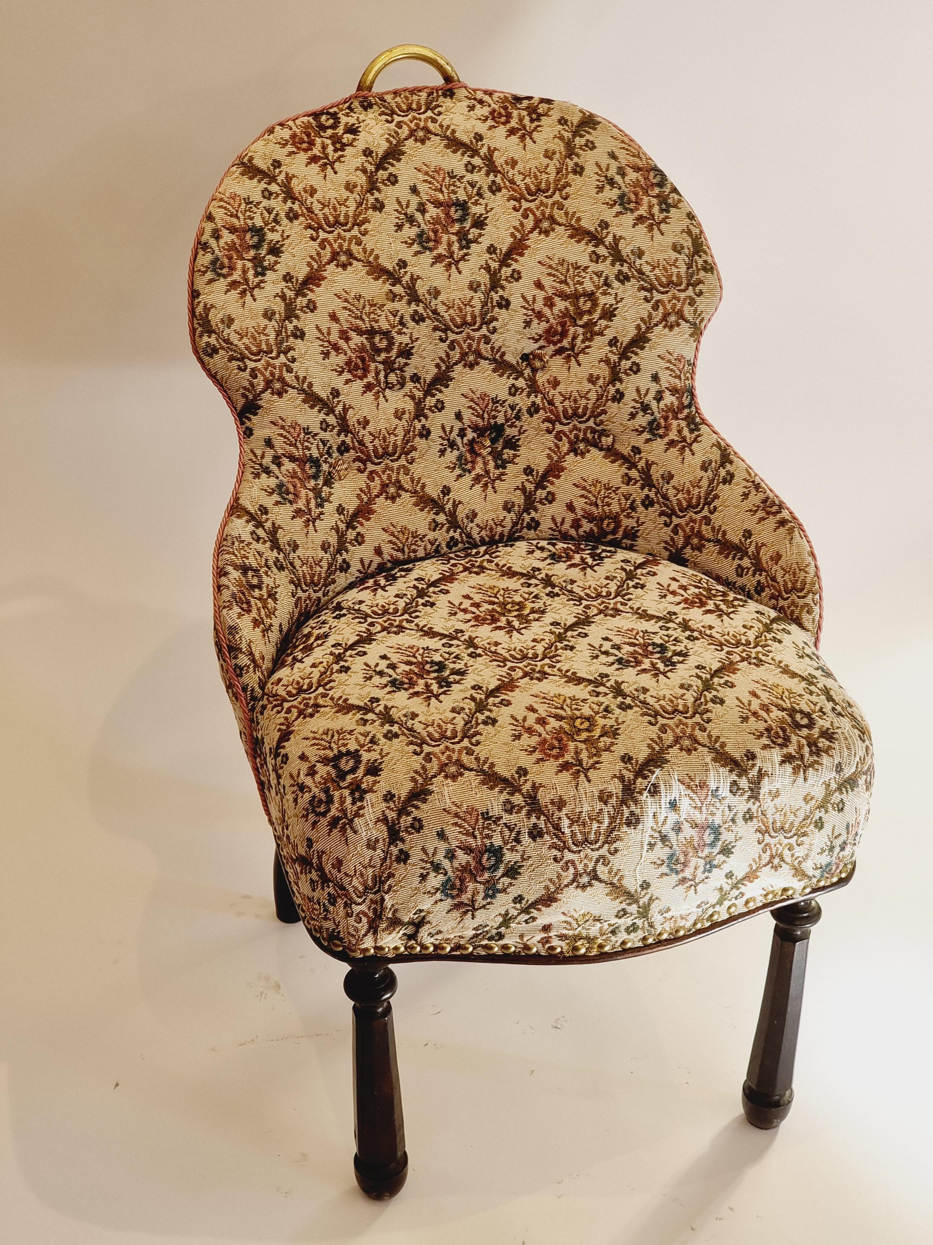 Empire Side Chair by Friedrich Rambach, master carpenter, Stockholm active 1834-1861. For Sale