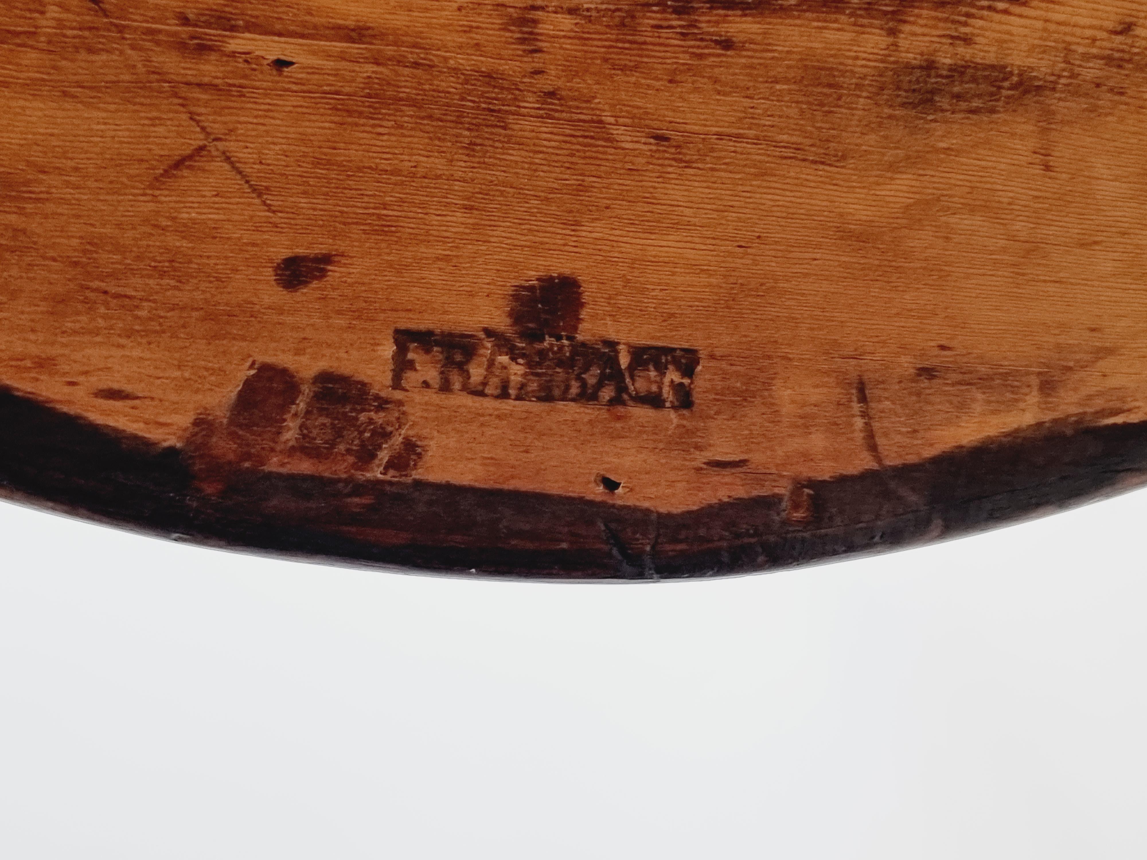 XIXe siècle Chaise d'appoint Friedrich Rambach, maître charpentier, Stockholm actif de 1834 à 1861. en vente