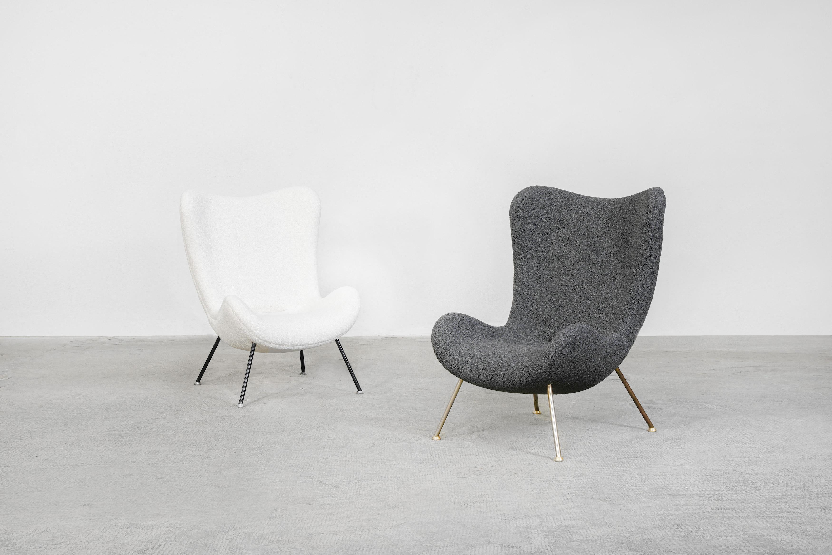 Lounge Chair by Fritz Neth for Correcta in grey, Mod. 