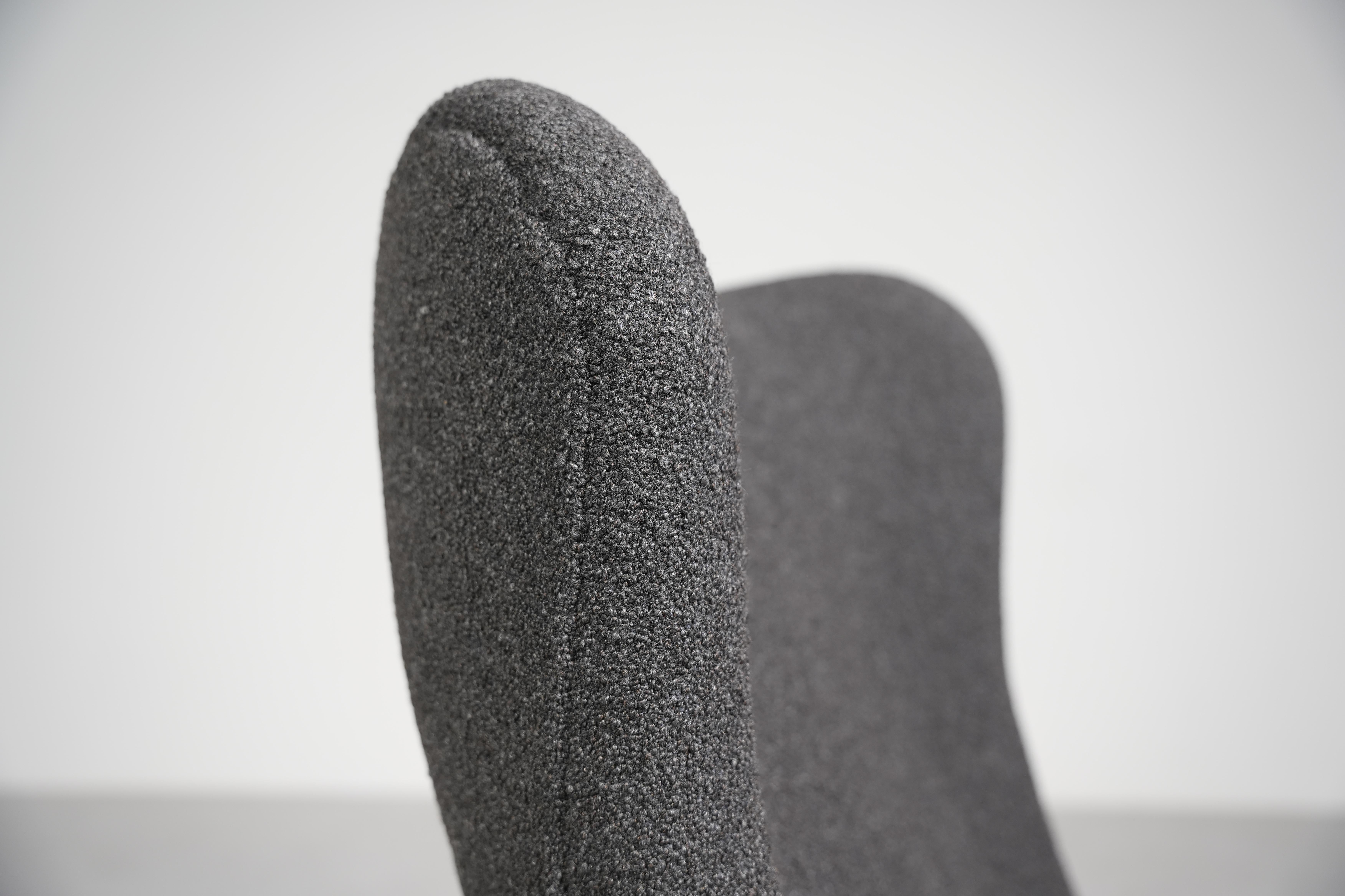 Loungesessel von Fritz Neth für Correcta in Grau, Mod. „Madame“, Deutschland 1955 im Angebot 6