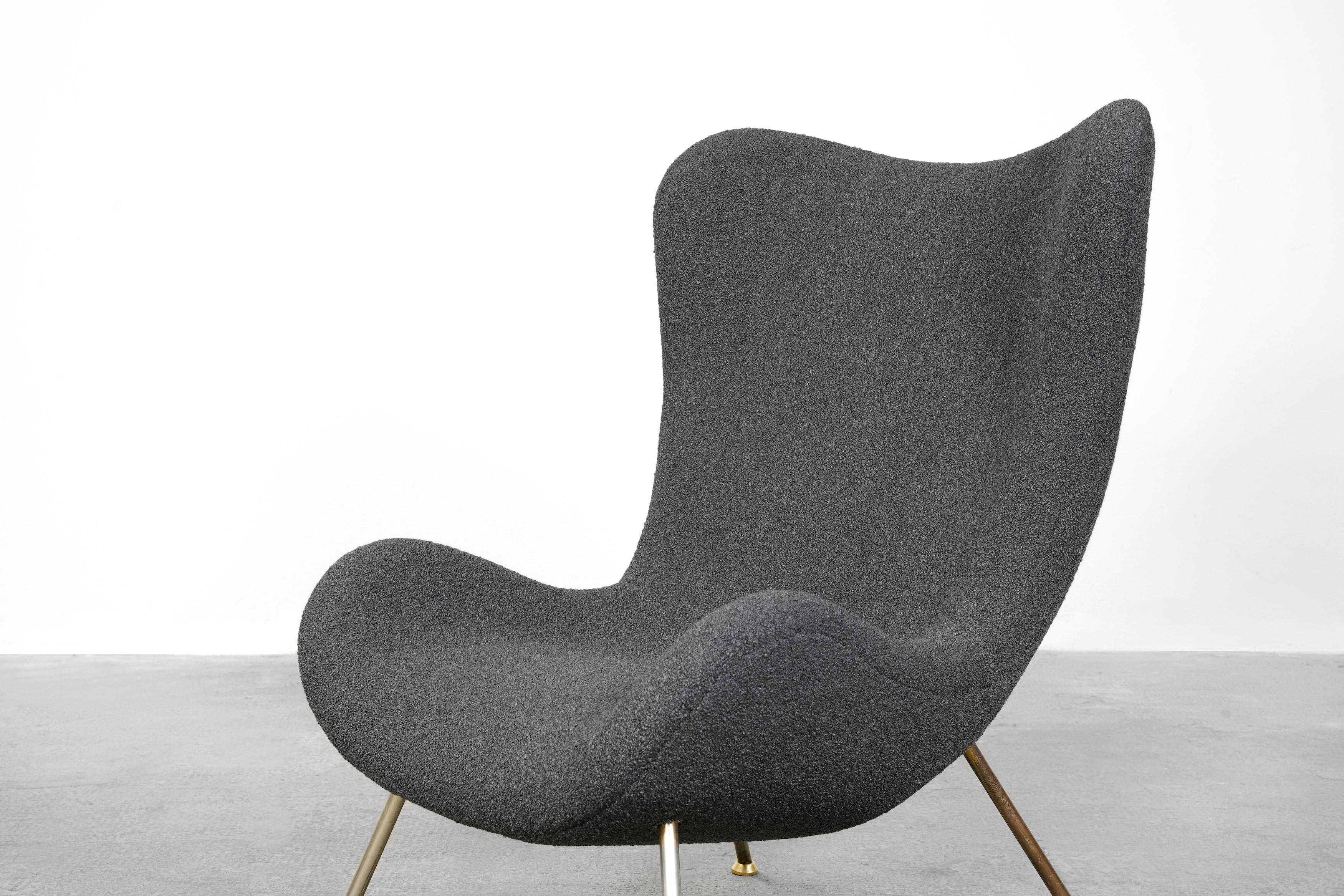 20th Century Lounge Chair by Fritz Neth for Correcta in grey, Mod. 