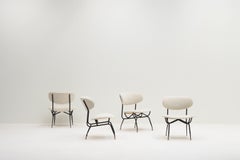 Loungesessel von Gastone Rinaldi, Italien, 1970er Jahre.