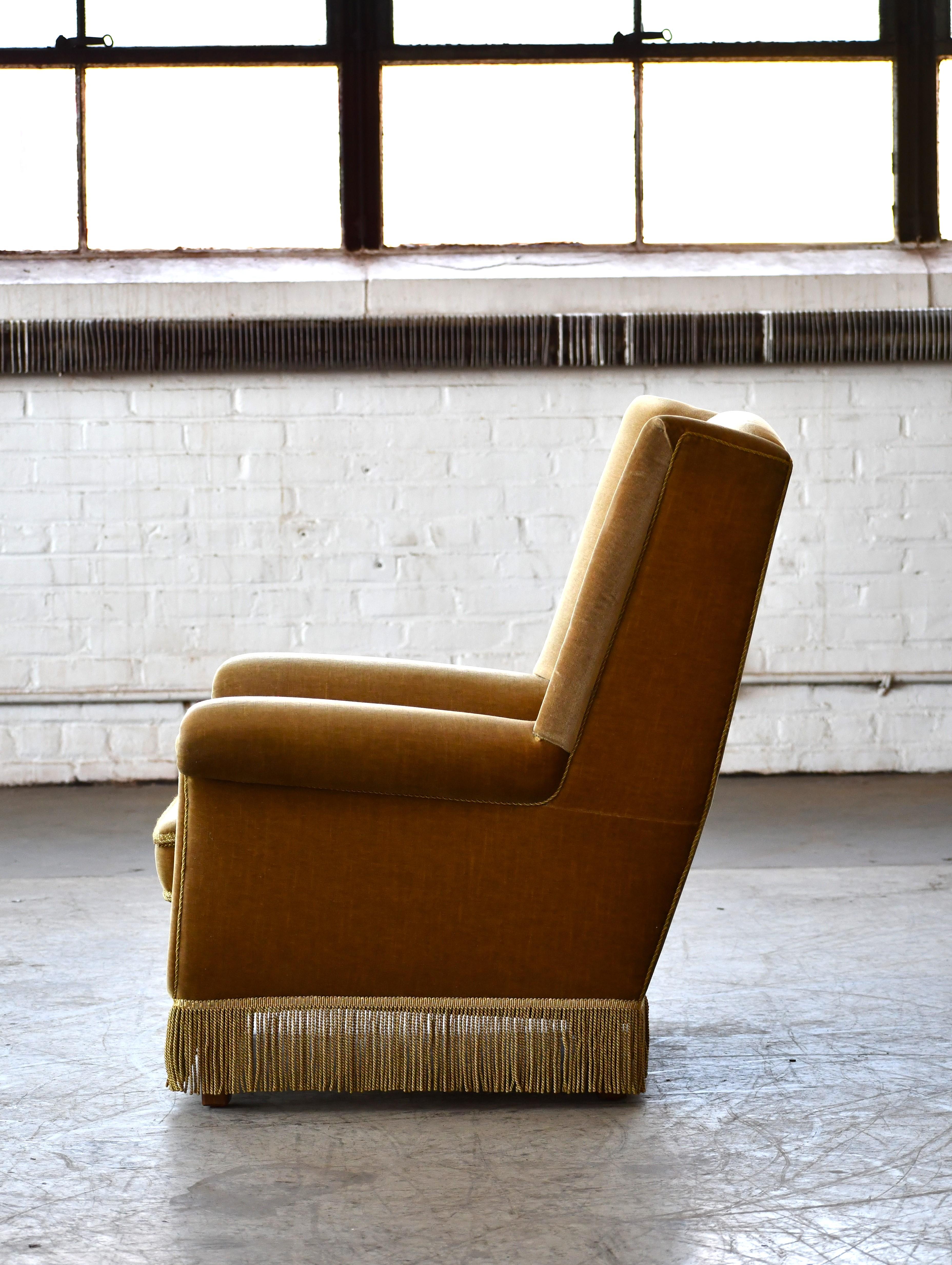 Lounge Chair by Georg Thams by Vejen Mobelfabrik Denmark 1968 In Good Condition For Sale In Bridgeport, CT