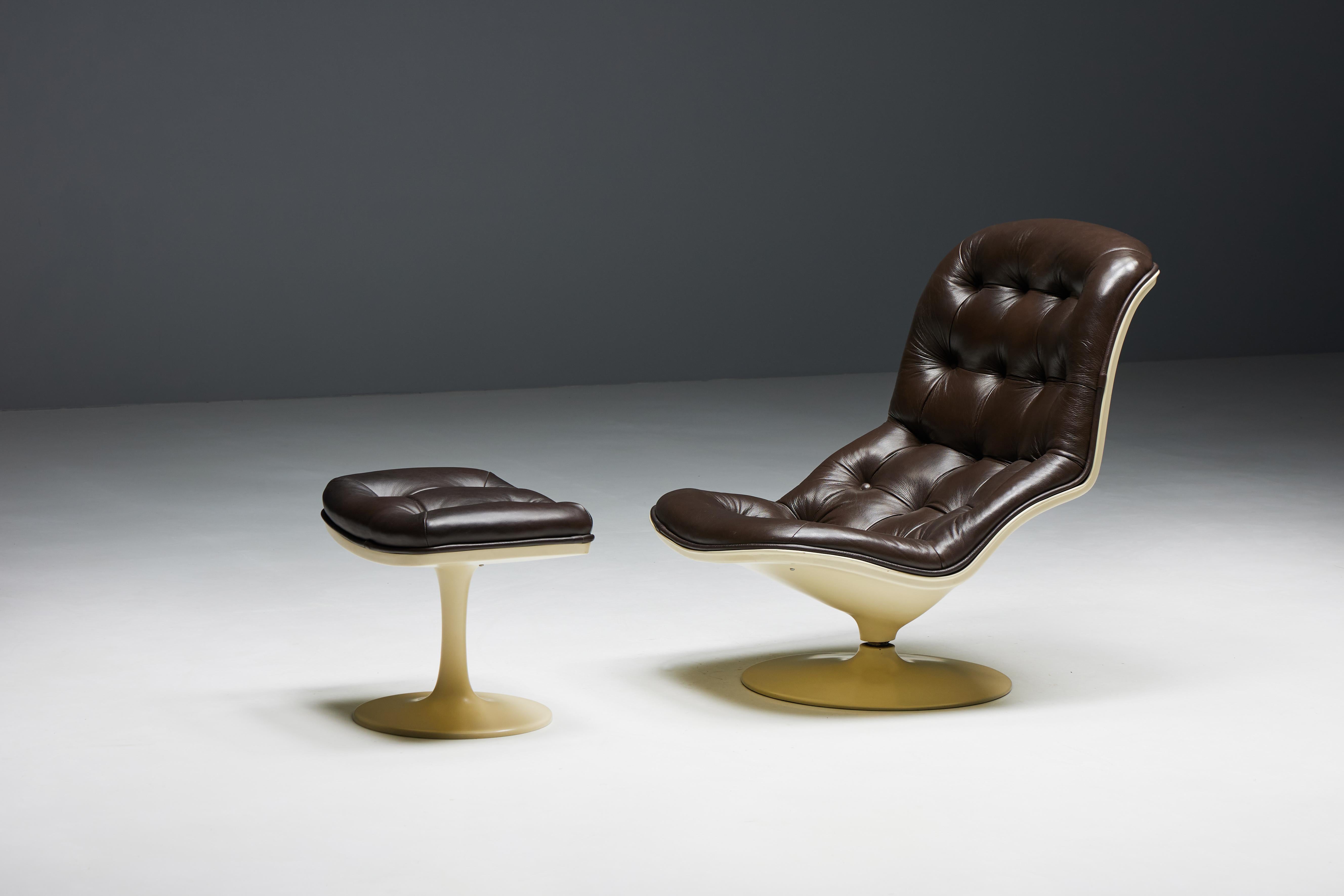 Lounge Chair by Georges van Rijck for Beaufort, Belgium, 1970s In Excellent Condition For Sale In Antwerp, BE