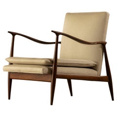 Lounge Chair by Giuseppe Scapinelli, Brazilian Mid-Century Modern