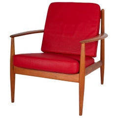 Mid Century Lounge Chair von Grete Jalk für France und Daverkosen::