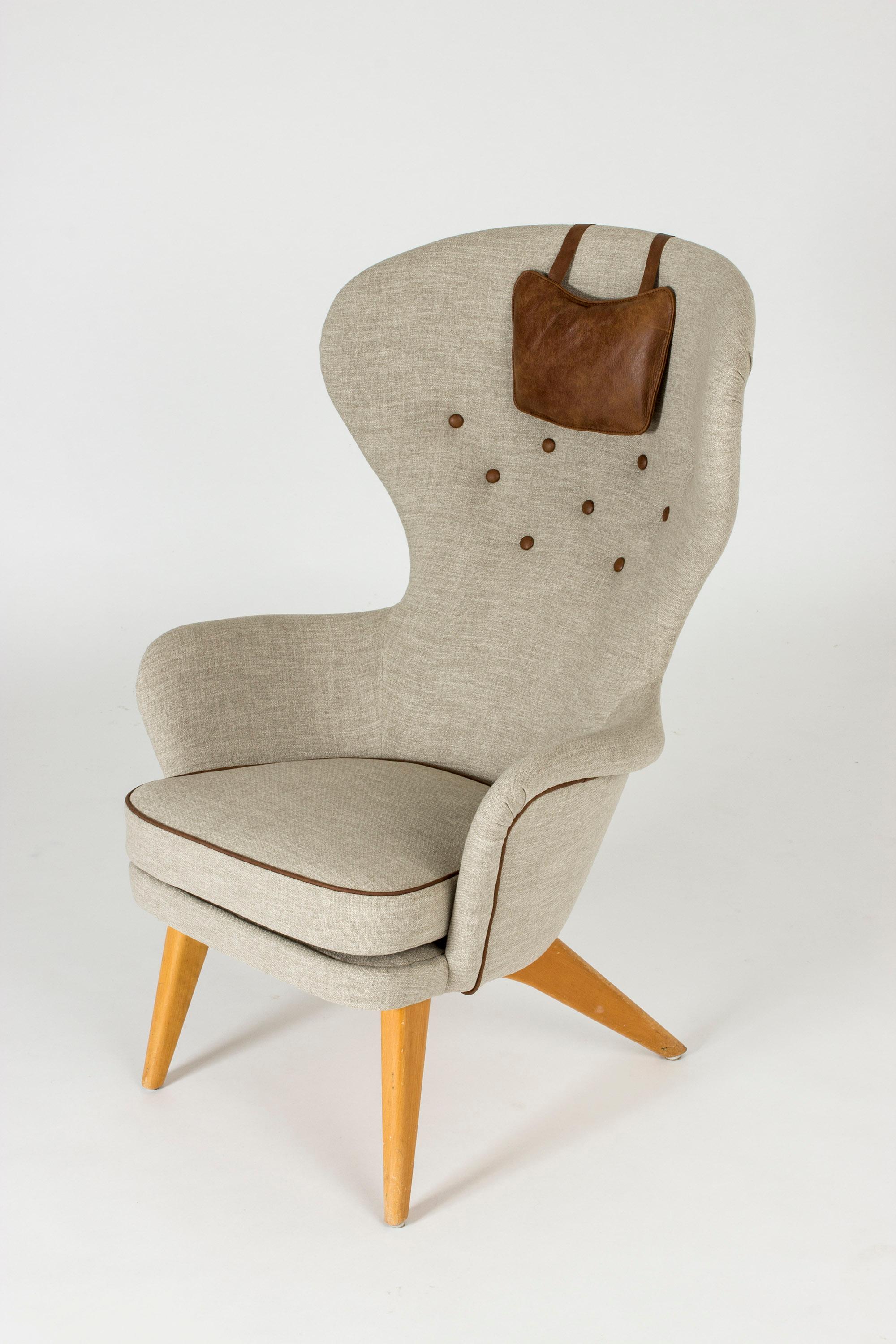 Mid-20th Century Lounge Chair by Gustaf Hiort af Ornäs