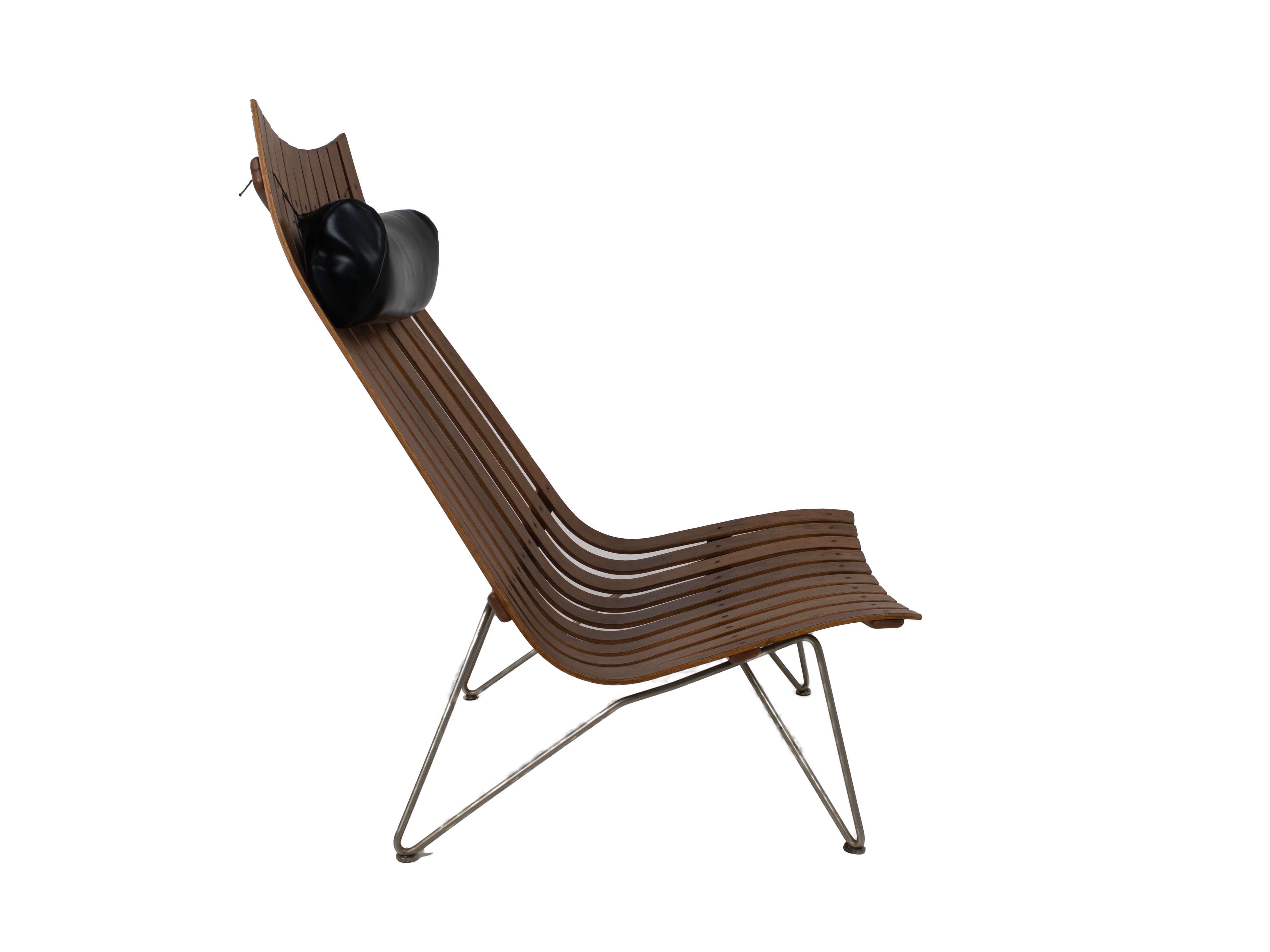 Scandinavian Modern Lounge Chair by Hans Brattrud Model Scandia for Hove Møbler, Norway, 1960s