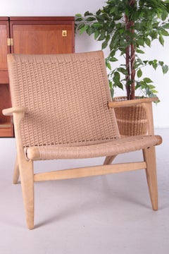 Fauteuil de salon de Hans Wegner modèle Ch25 par Carl Hansen, 1960