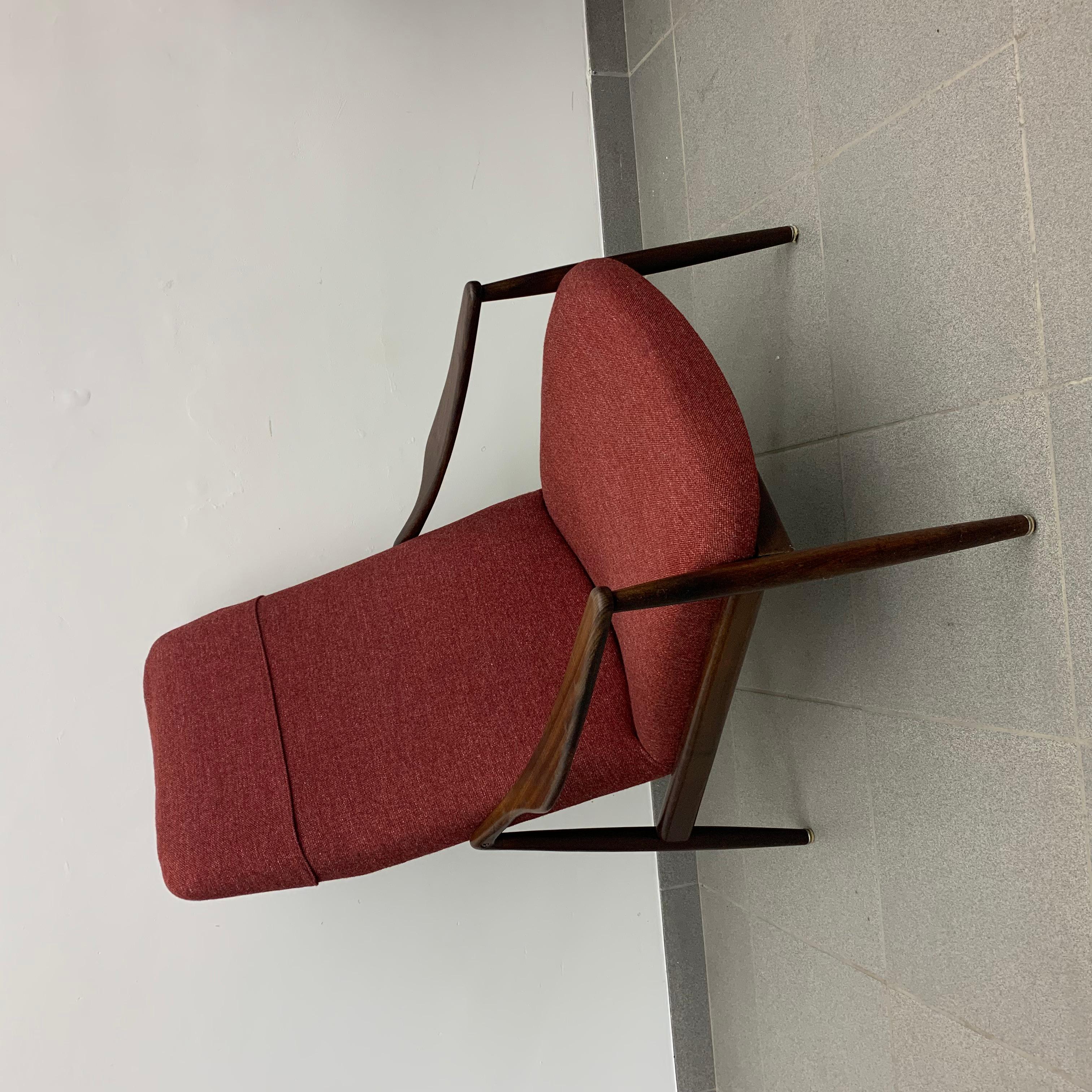 Lounge chair by Hartmut Lohmeyer for Wilkhahn , 1950’s In Good Condition For Sale In Delft, NL