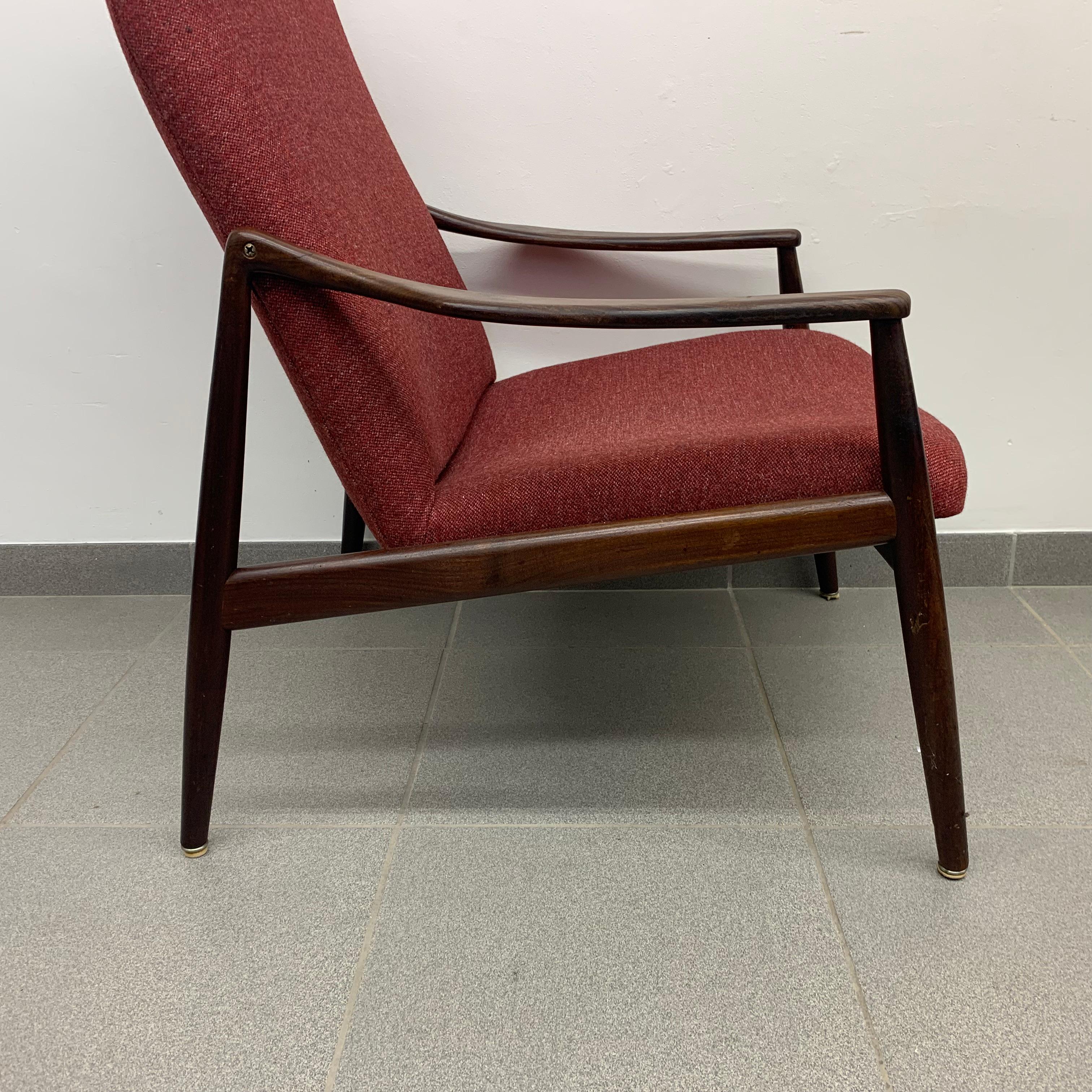 Lounge chair by Hartmut Lohmeyer for Wilkhahn , 1950’s For Sale 1