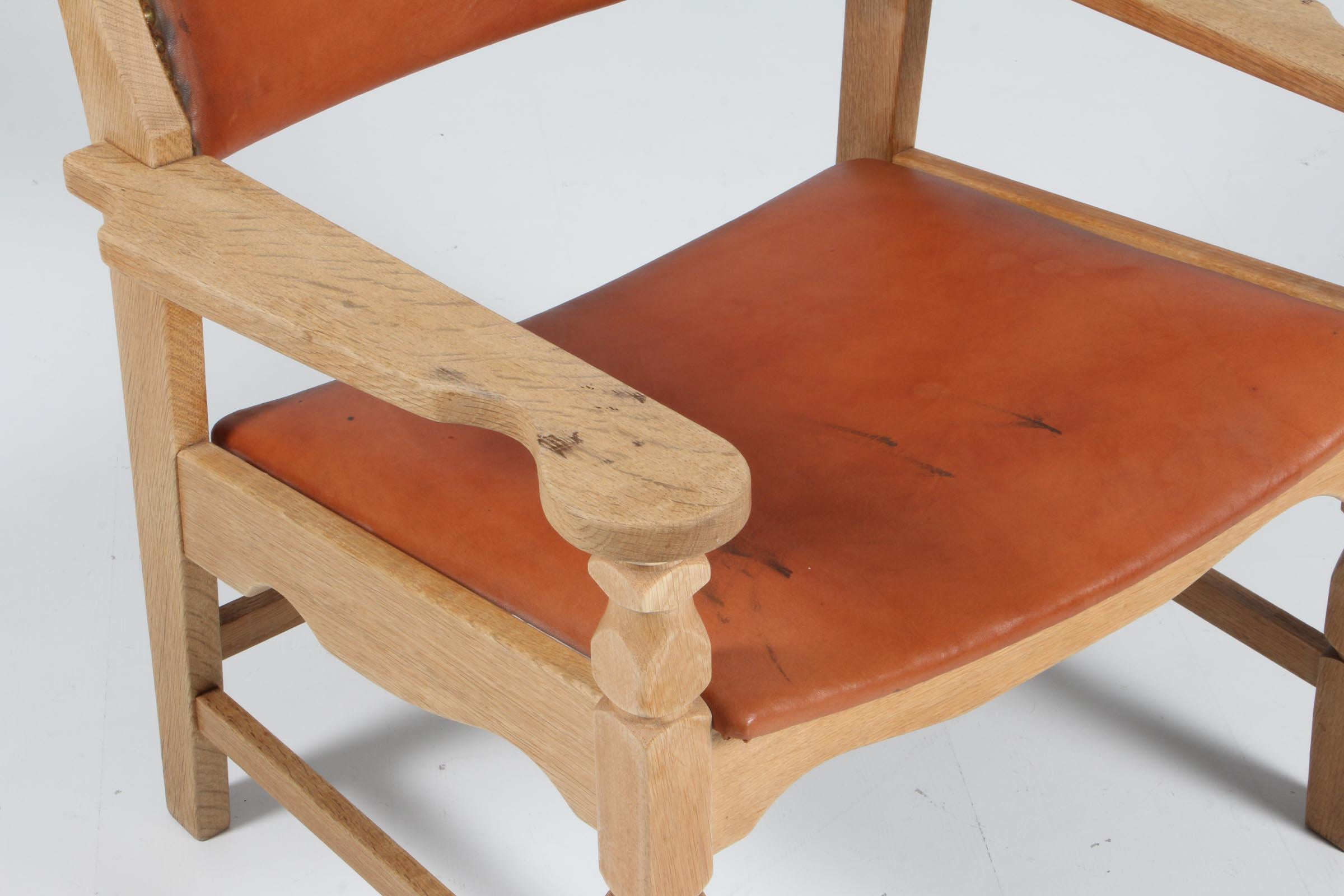 Scandinavian Modern Lounge Chair by Henning Kjærnulf For Sale