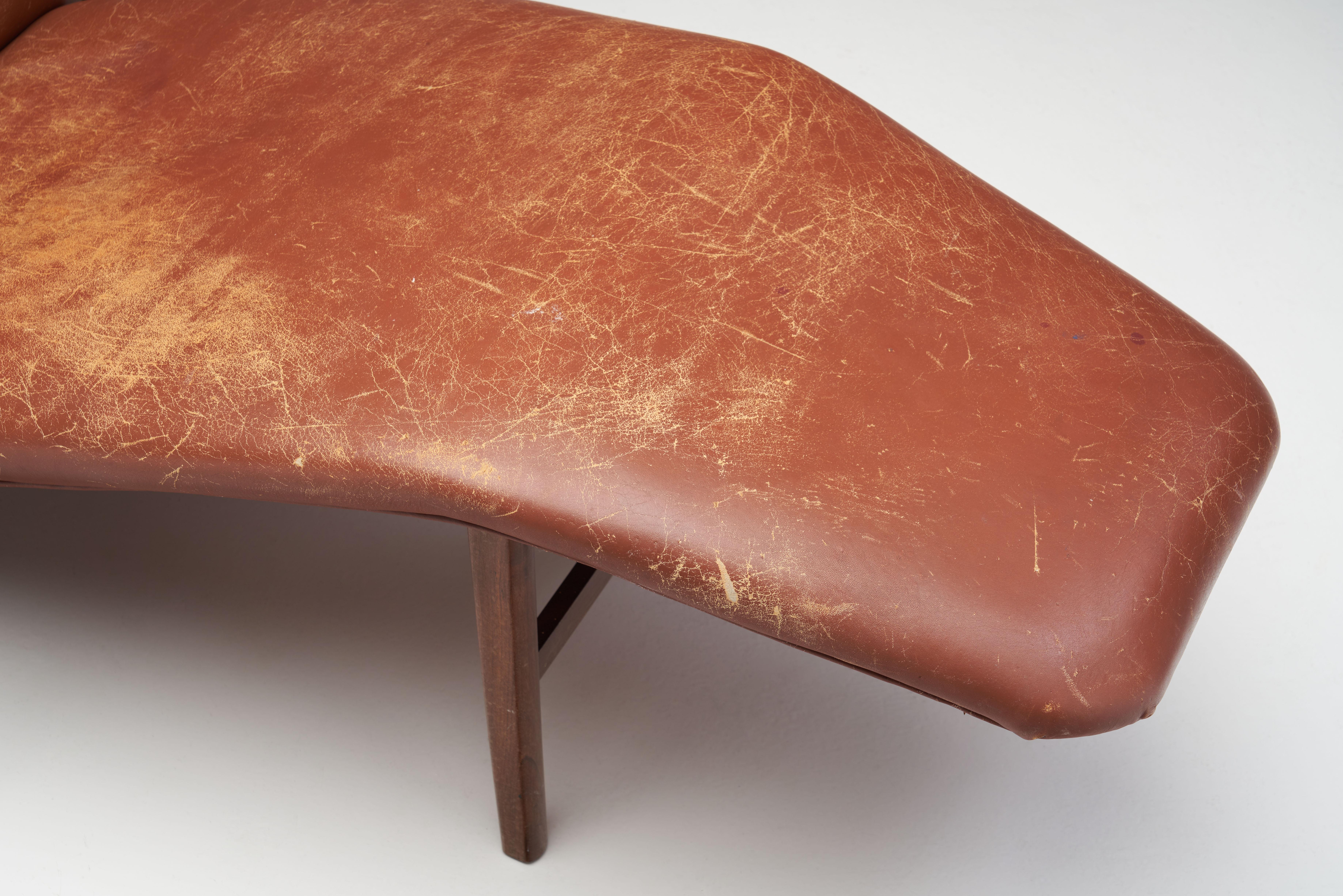 Lounge Chair by H.W. Klein Attributed for Bramin, Denmark, 1960s In Distressed Condition In Utrecht, NL
