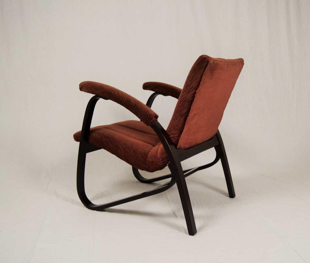 Lounge Chair by Jan Vaněk, 1930s In Good Condition For Sale In Praha, CZ
