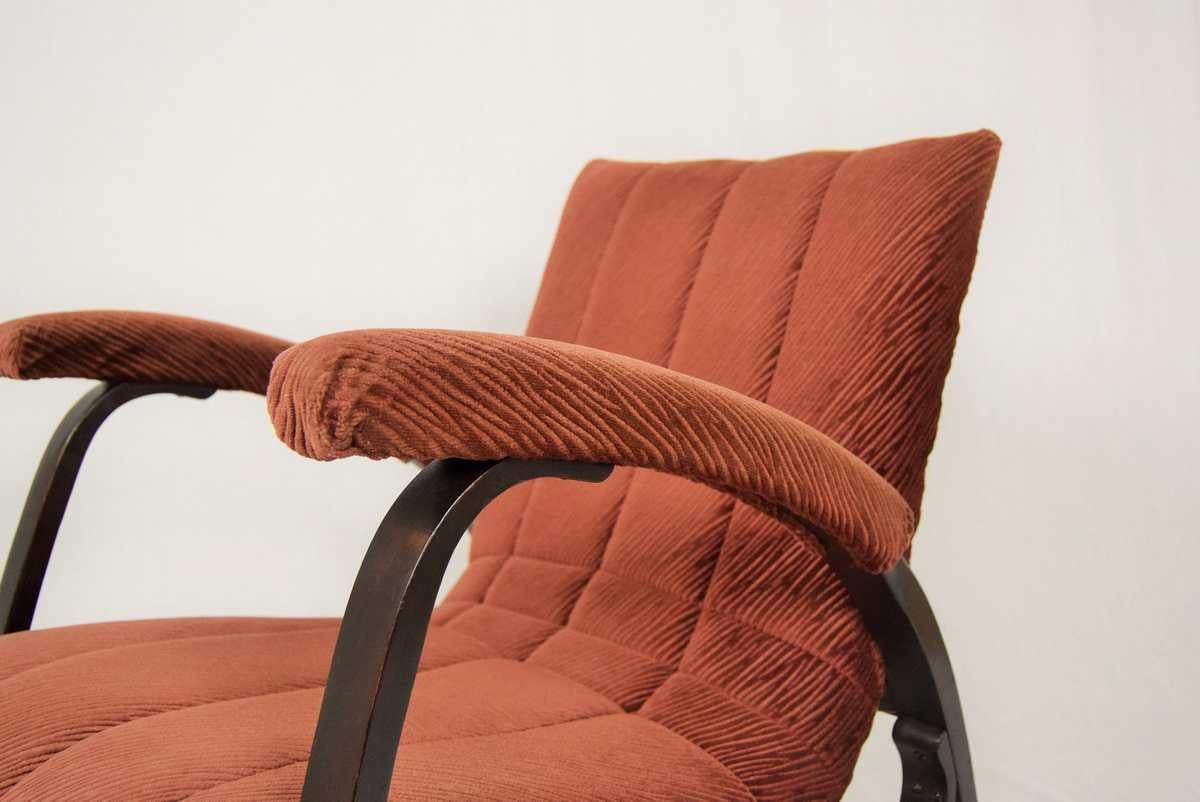 Lounge Chair by Jan Vaněk, 1930s For Sale 2