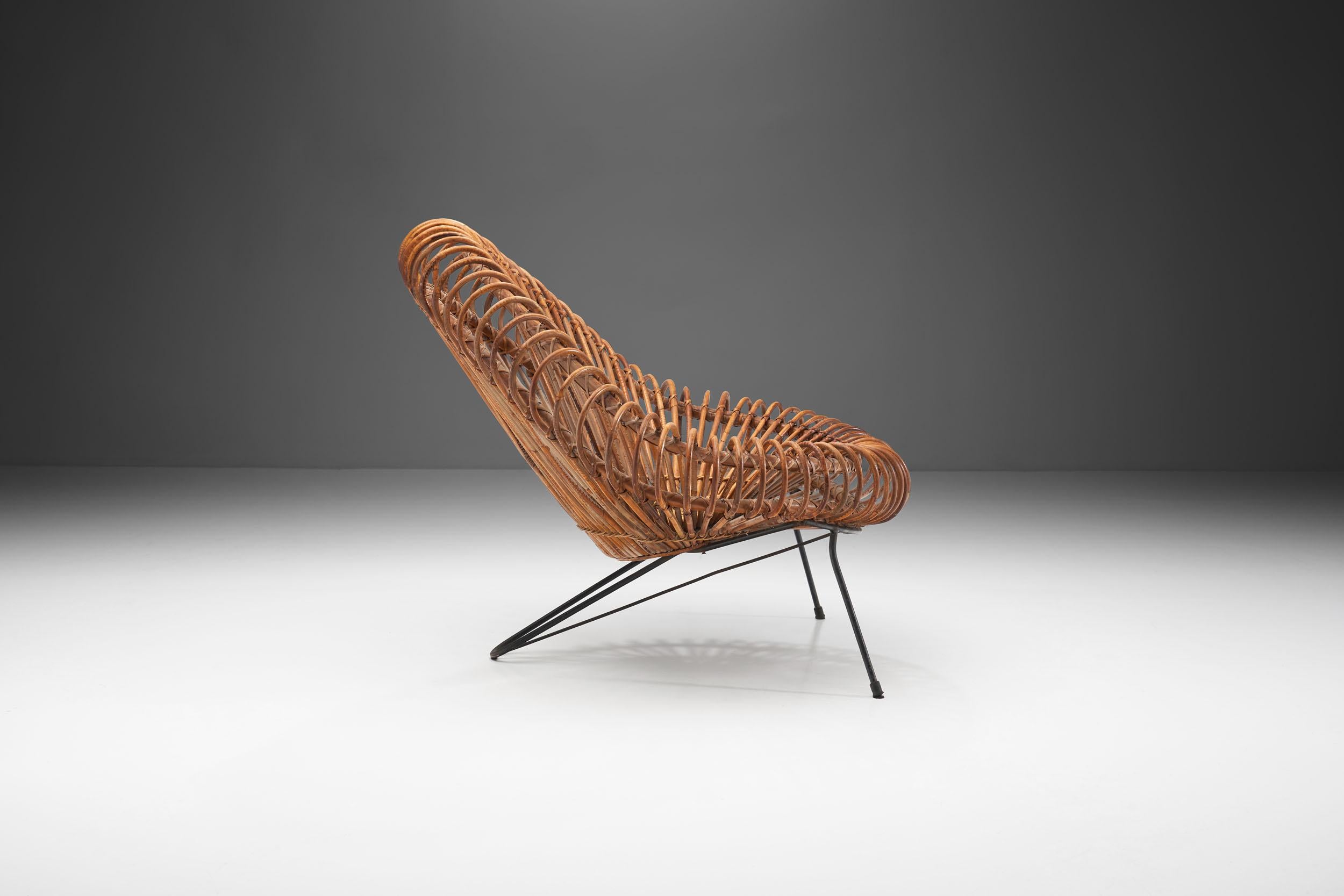 Mid-Century Modern Lounge Chair by Janine Abraham & Dirk Jan Rol for Rougier, France, 1950s