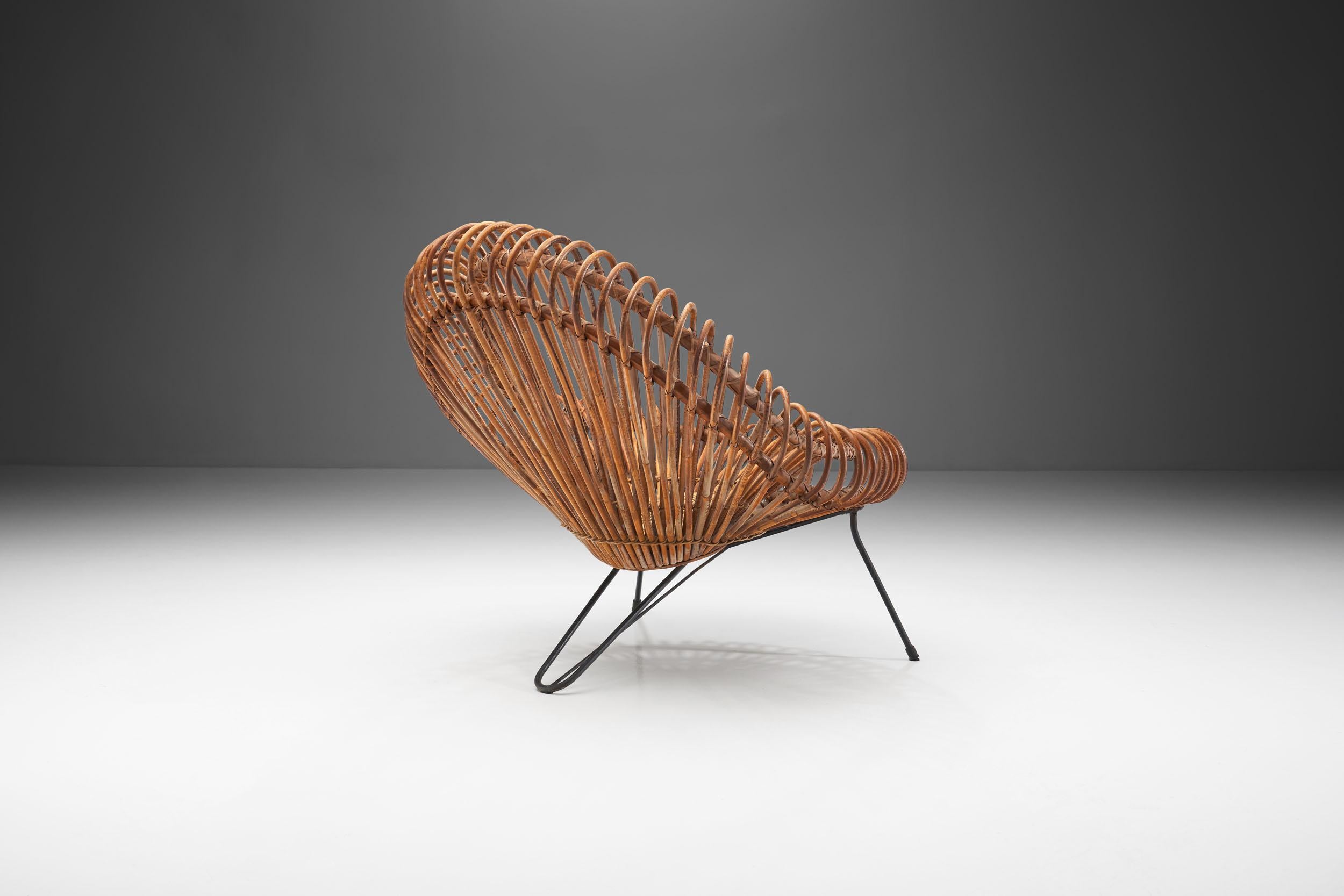 French Lounge Chair by Janine Abraham & Dirk Jan Rol for Rougier, France, 1950s