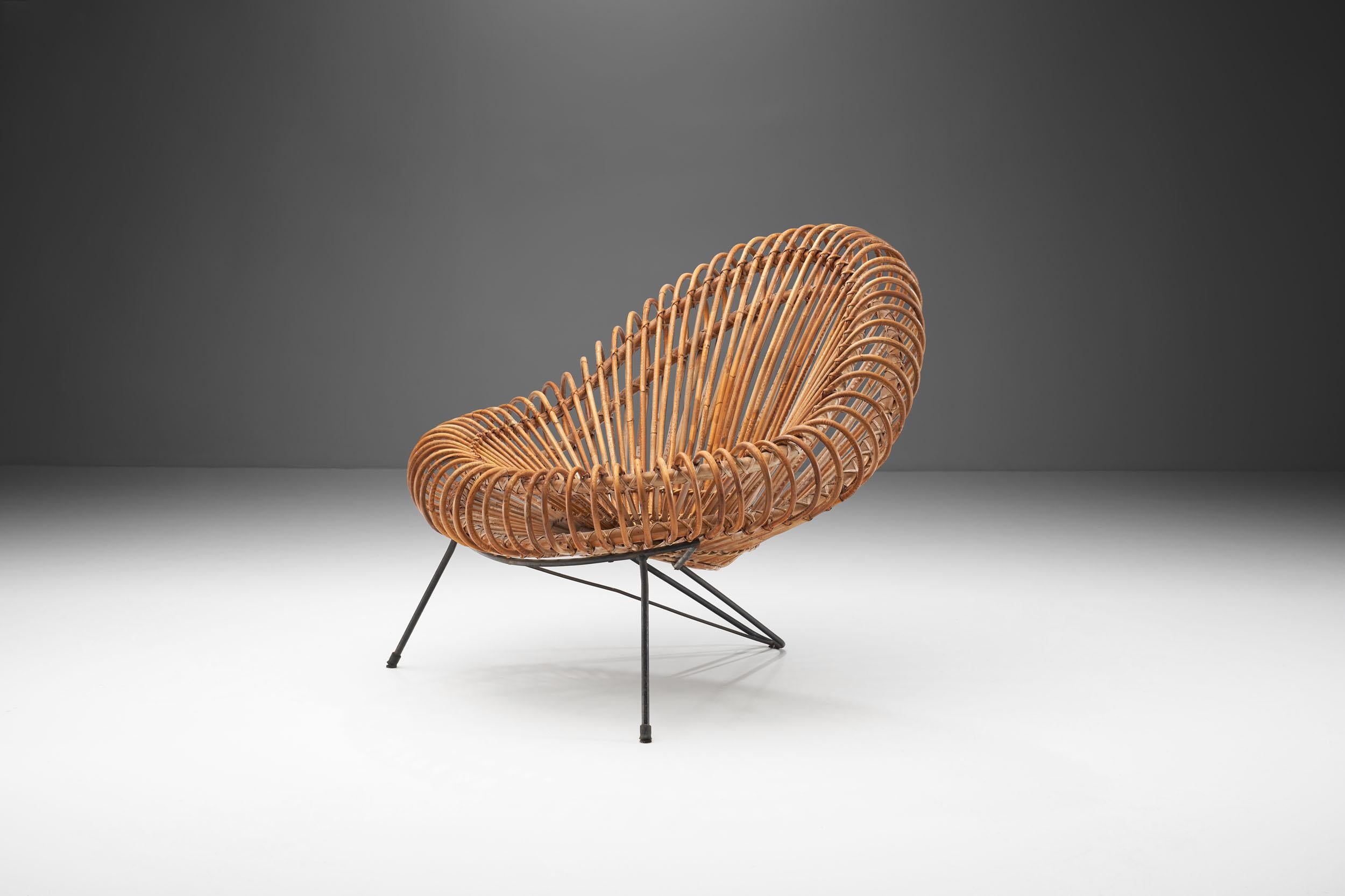 Lounge Chair by Janine Abraham & Dirk Jan Rol for Rougier, France, 1950s In Good Condition In Utrecht, NL