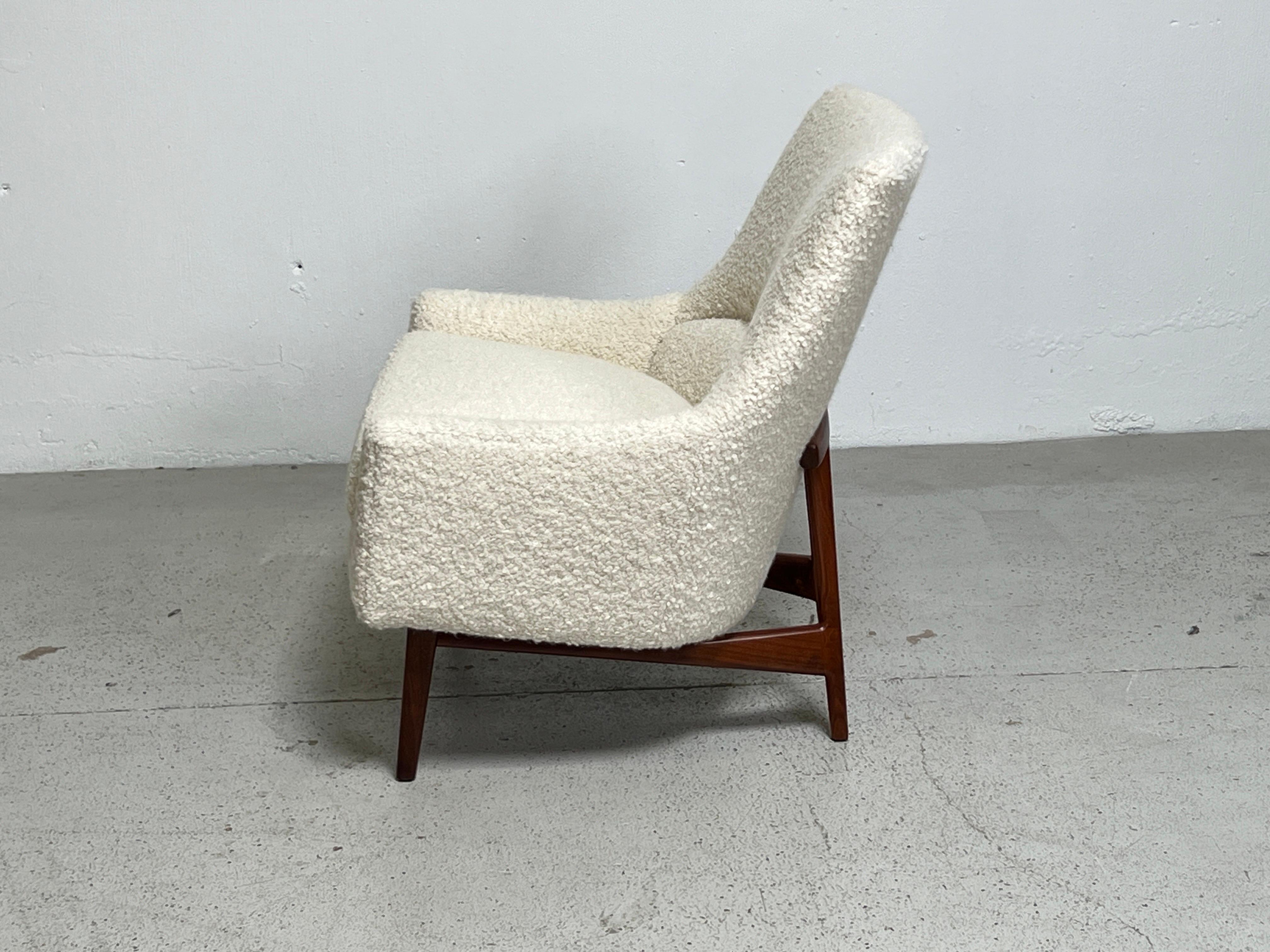 Mid-20th Century Lounge Chair by Jens Risom For Sale