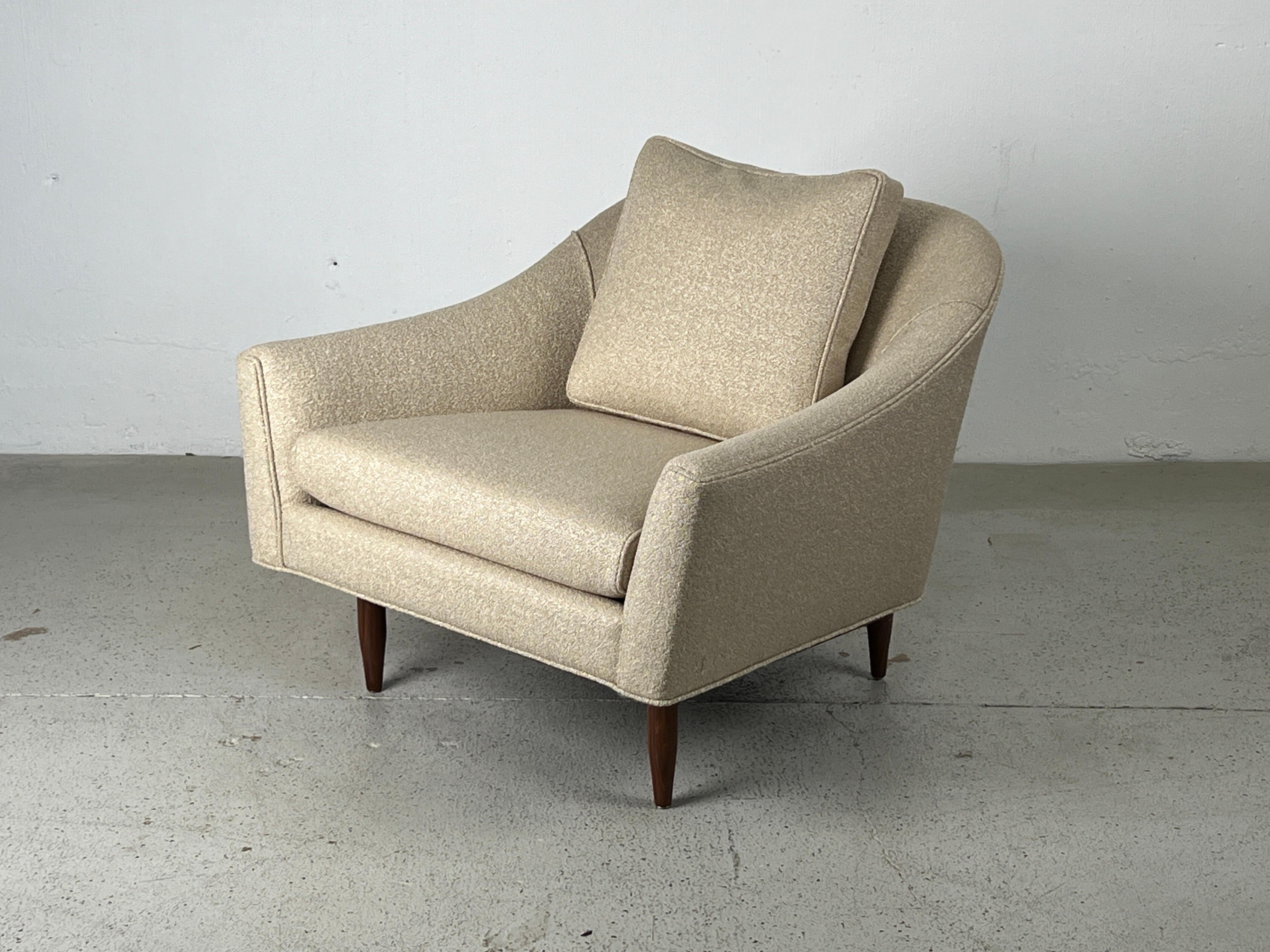 Mid-20th Century Lounge Chair by Jens Risom  For Sale