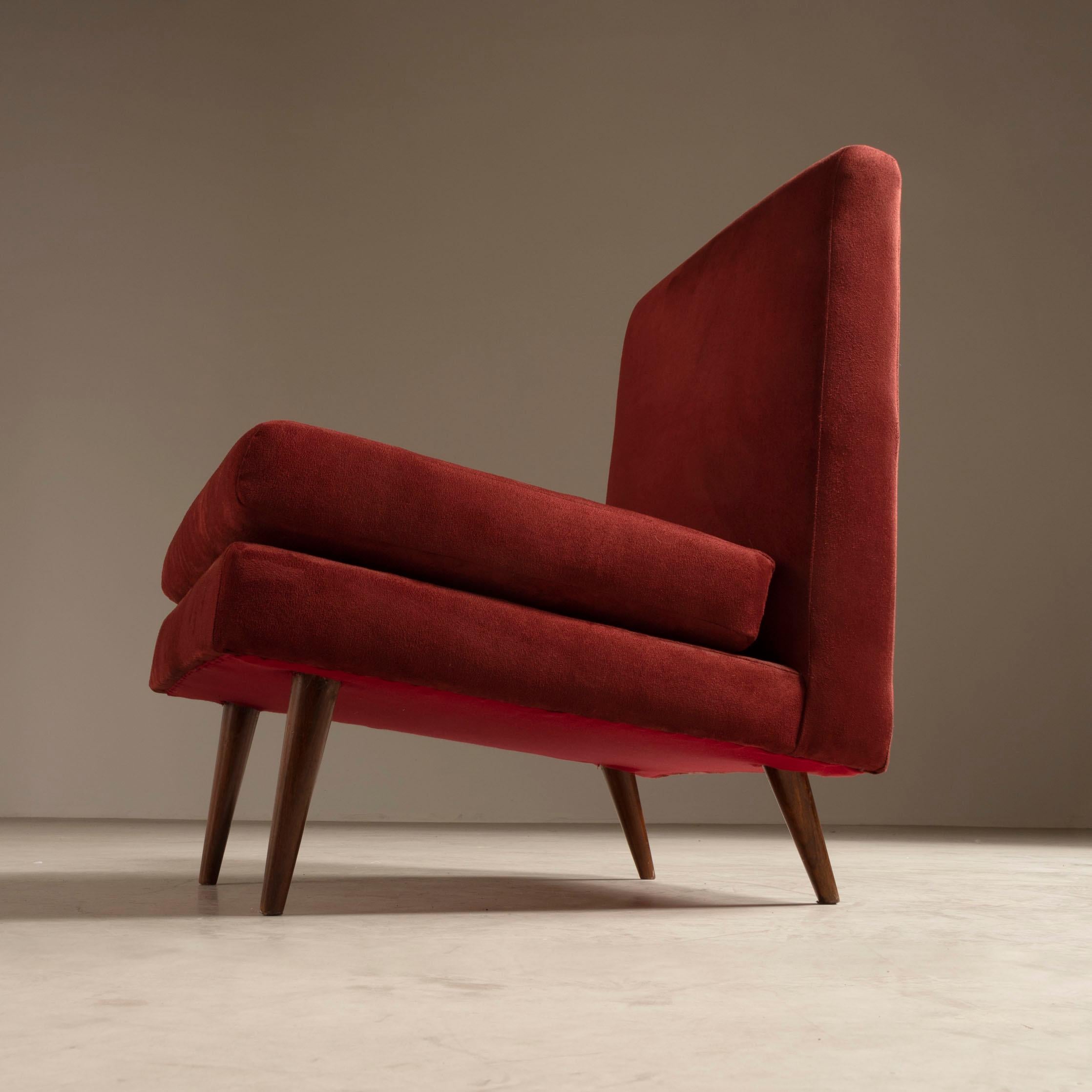 Lounge Chair, by Joaquim Tenreiro, Brazilian Mid-Century Modern For Sale 2
