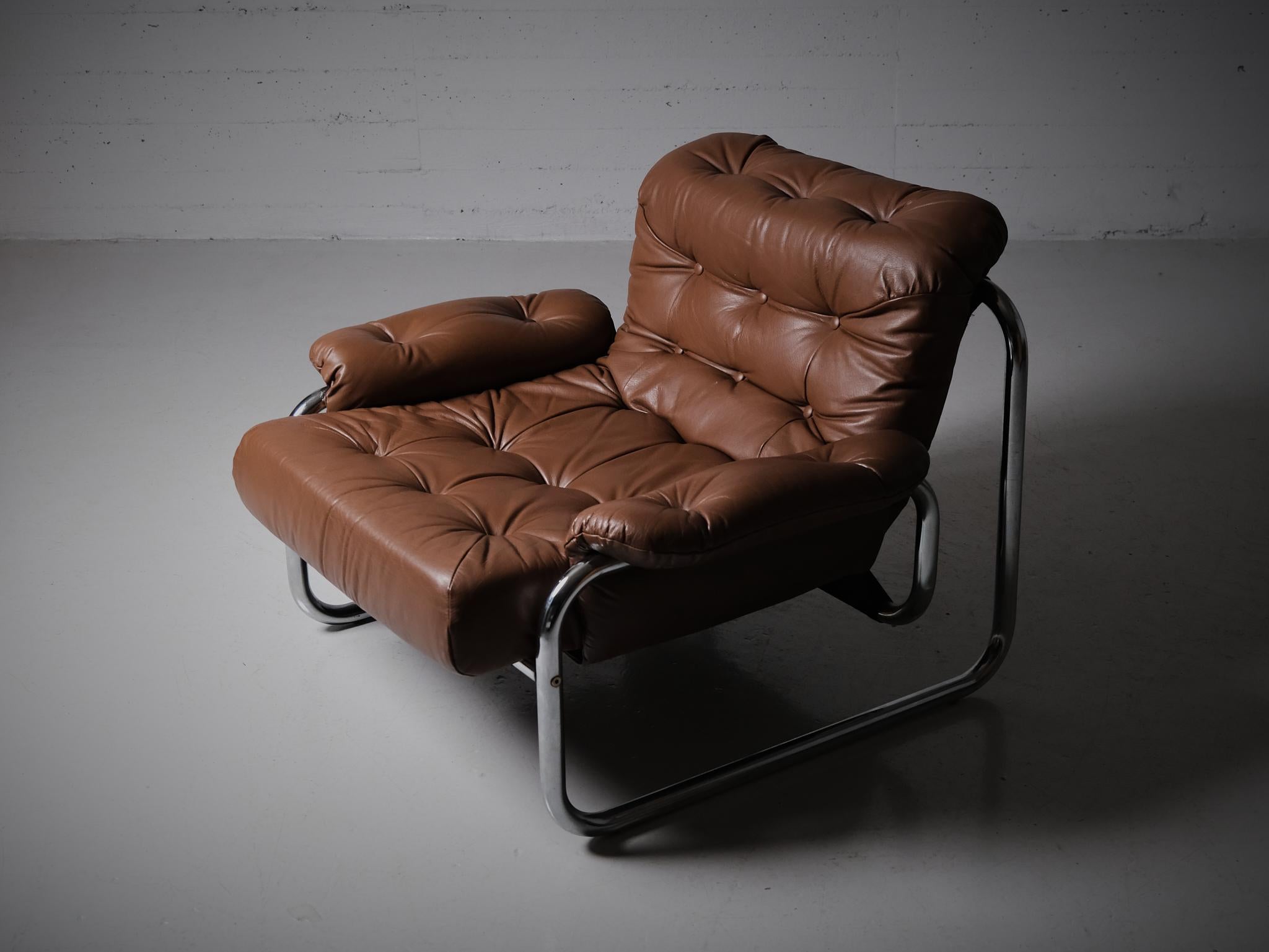 Scandinavian Modern Lounge chair by John Bertil Häggström for IKEA, Sweden, 1970s For Sale
