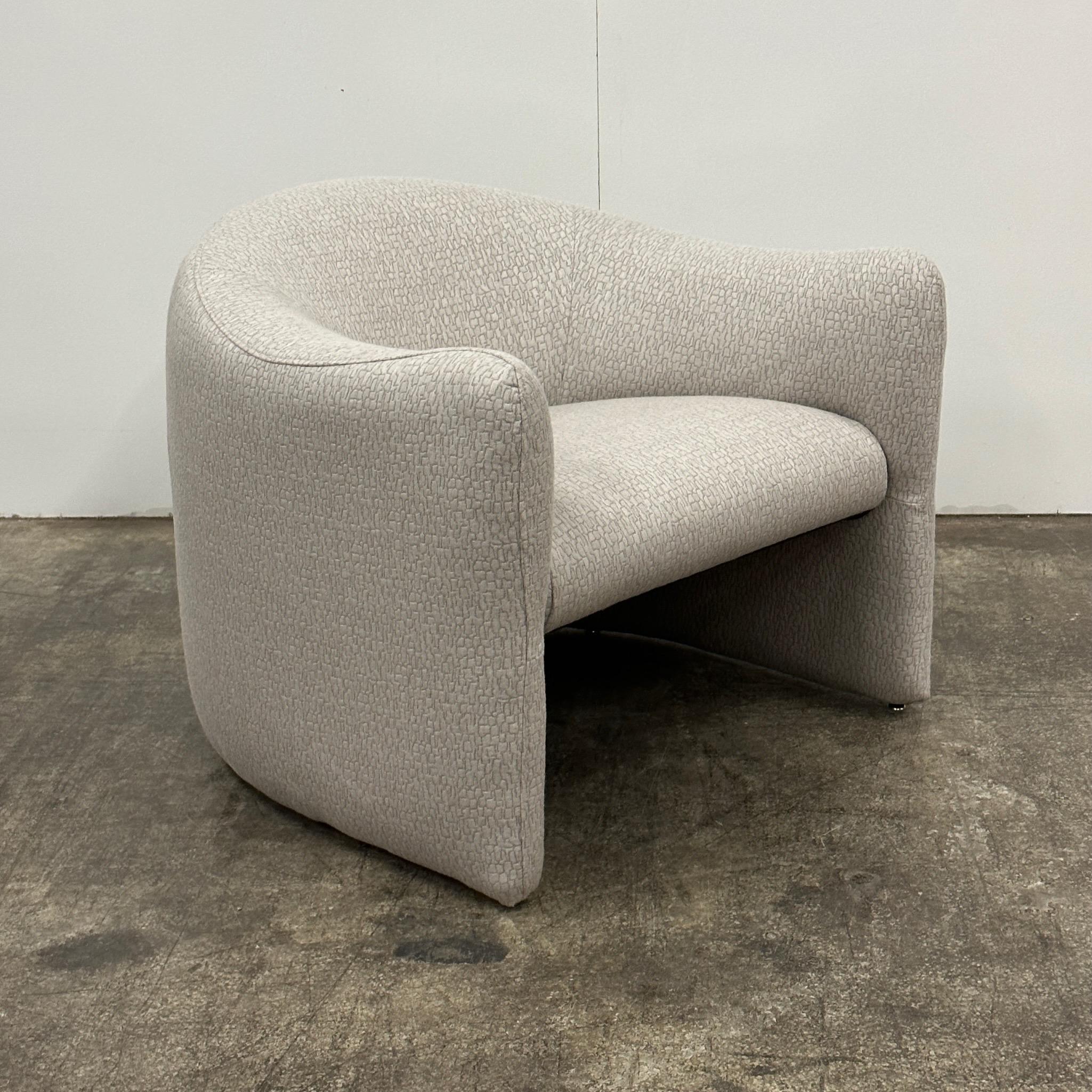 Jacquard Lounge Chair by Jules Heumann for Metropolitan For Sale