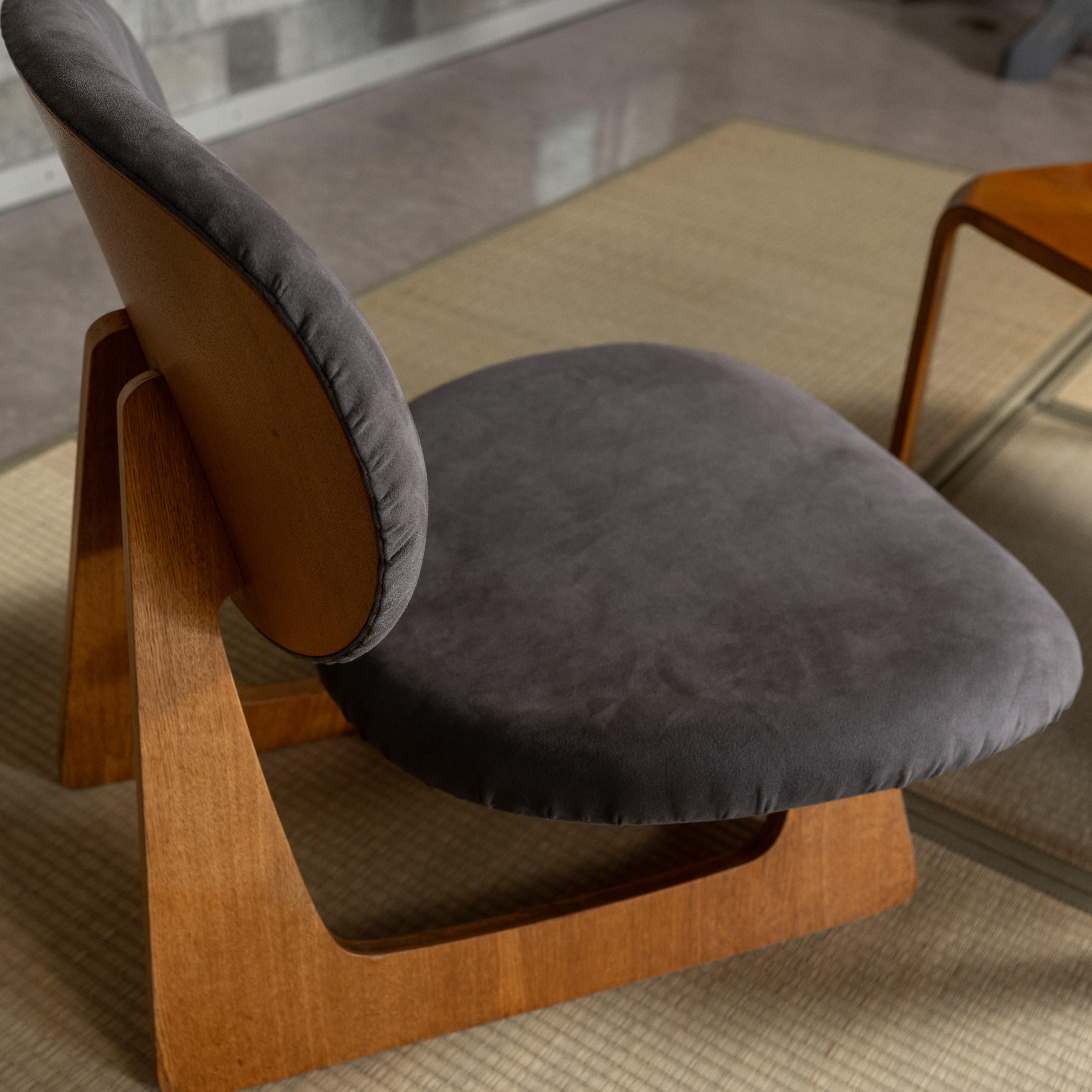 Lounge Chair, by Junzo Sakakura and  Daisaku Cho, Japan 1960s 2