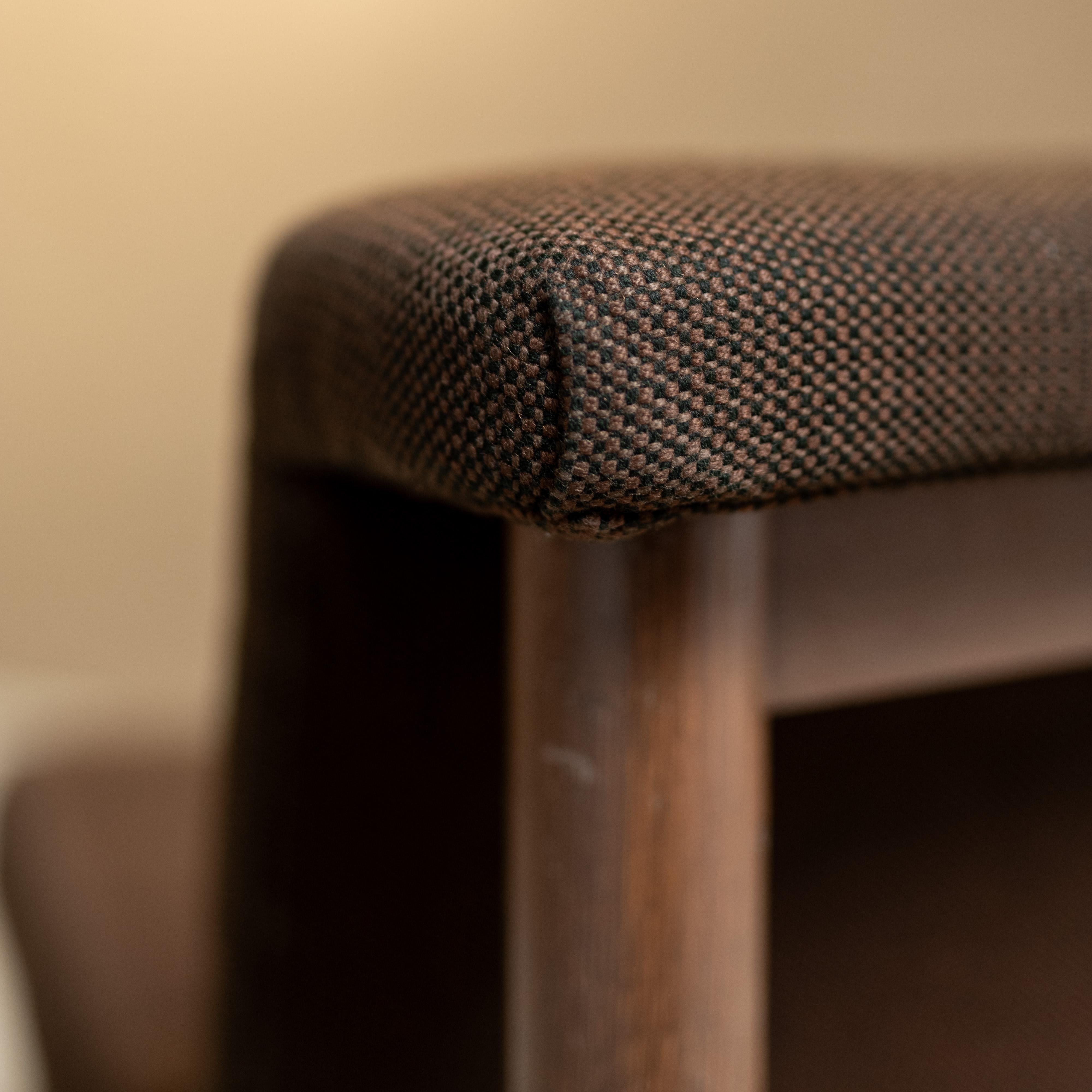 Fabric Lounge Chair by Katsuhei Toyoguchi for Tendo