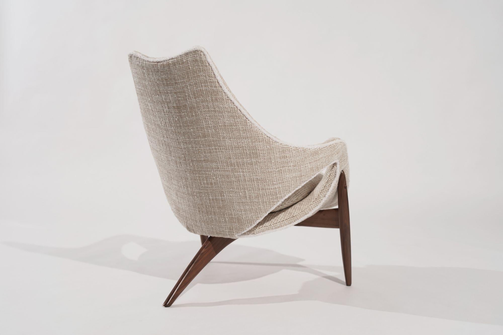 Mid-Century Modern Lounge Chair by Luigi Tiengo for Cimon, Montreal, C. 1950s