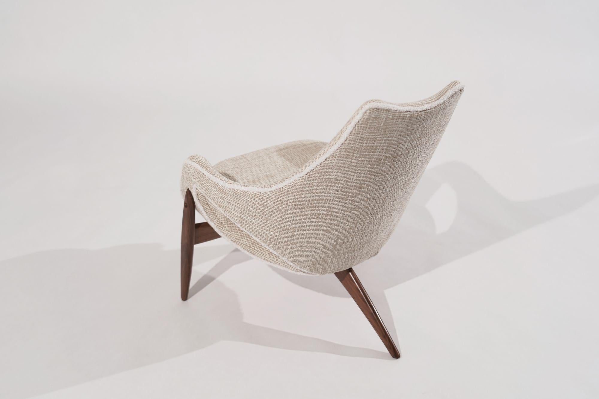 20th Century Lounge Chair by Luigi Tiengo for Cimon, Montreal, C. 1950s