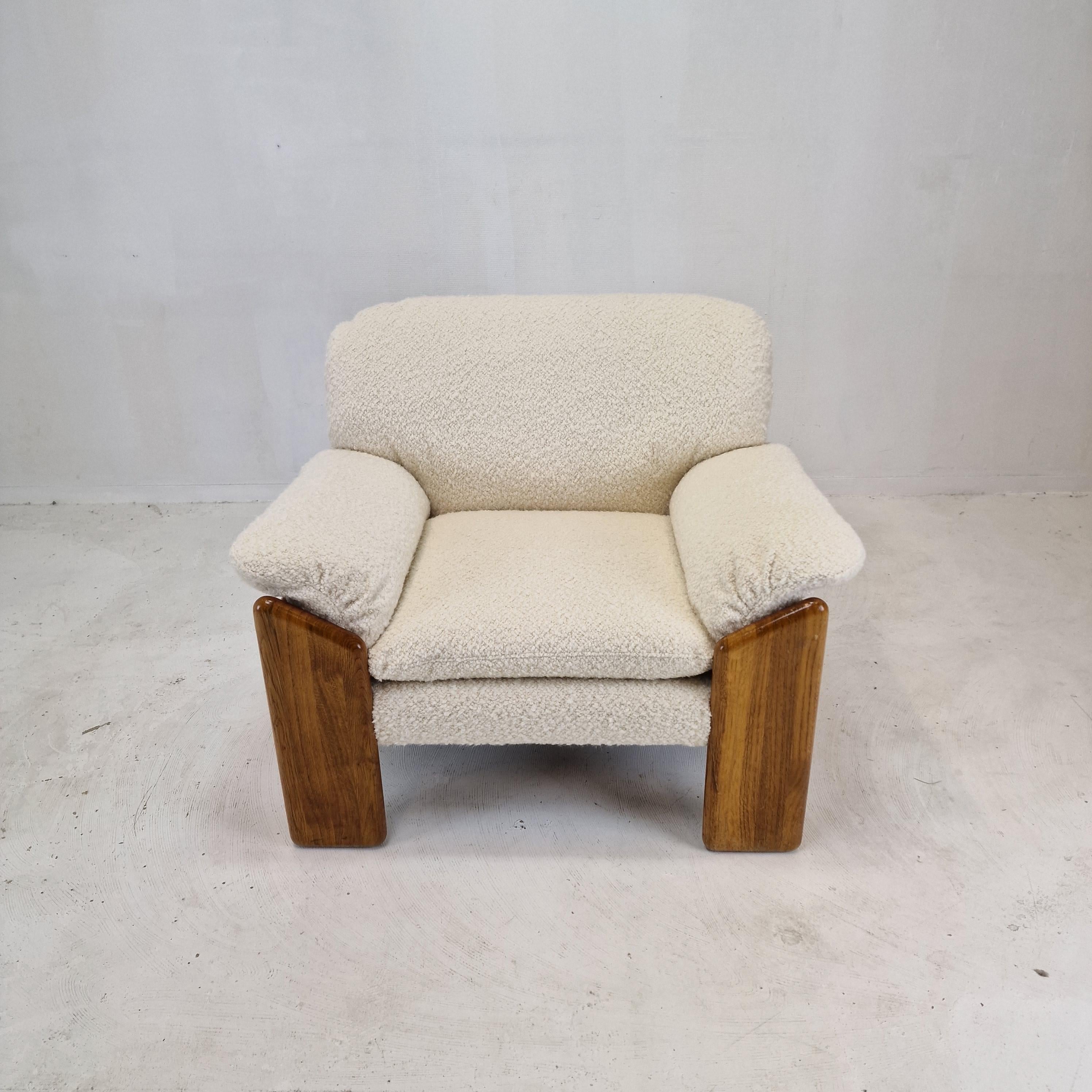 Mid-Century Modern Lounge Chair by Mario Marenco for Mobil Girgi, 1970s