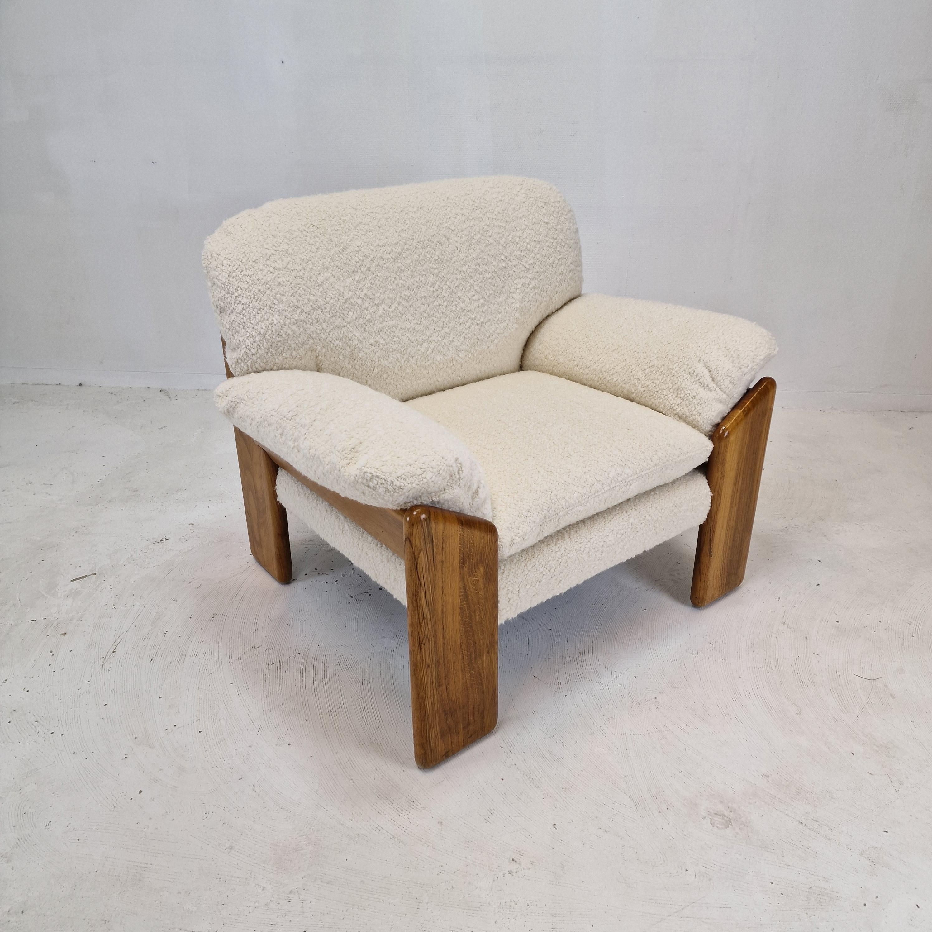 Lounge Chair by Mario Marenco for Mobil Girgi, 1970s In Good Condition In Oud Beijerland, NL