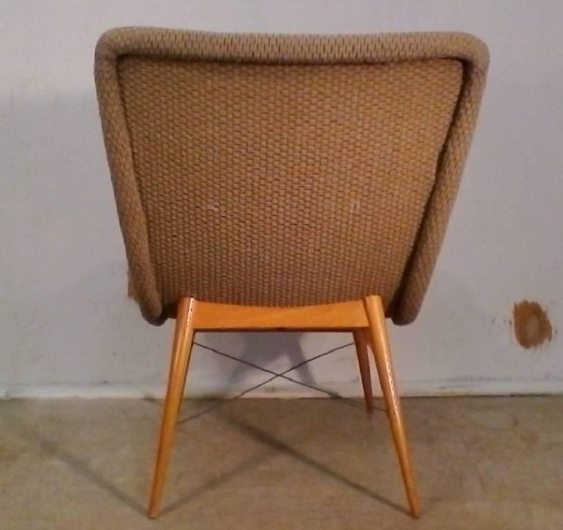 Lounge Chair by Miroslav Navratil, 1950s In Good Condition For Sale In Praha, CZ