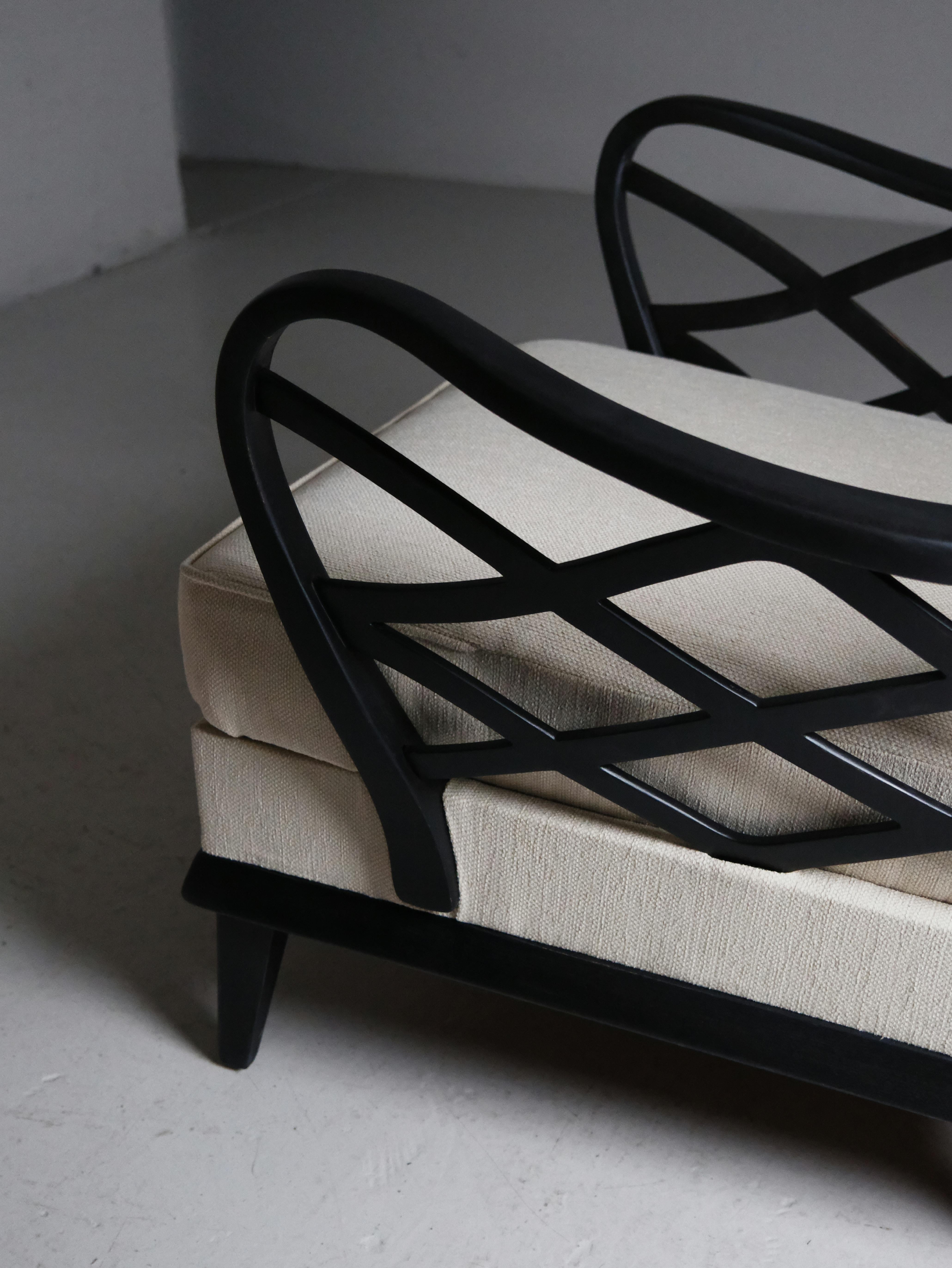 Lounge chair by Nils Enström for Bodafors, Sweden, 1940s For Sale 5
