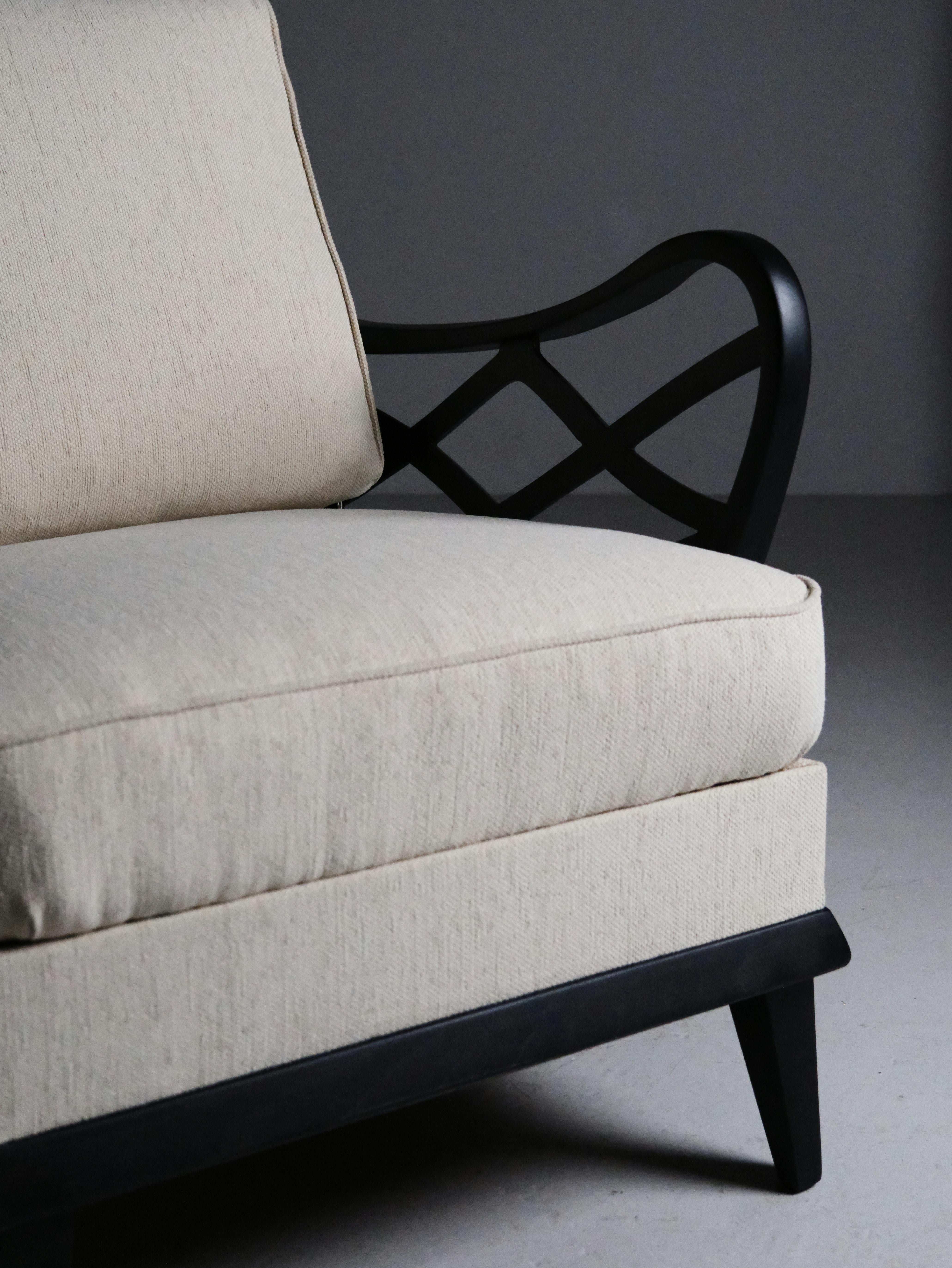 20th Century Lounge chair by Nils Enström for Bodafors, Sweden, 1940s For Sale