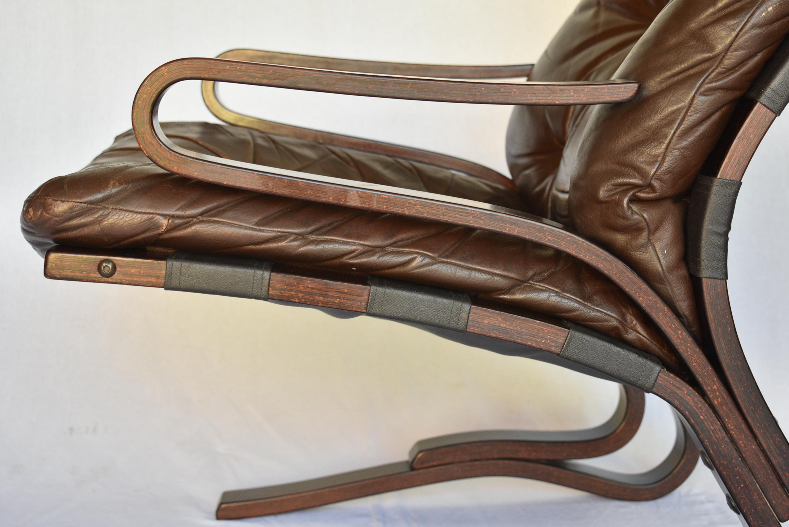 Mid-Century Modern Lounge Chair by Oddvin Rykken for Rybo Rykken & Co, 1970s