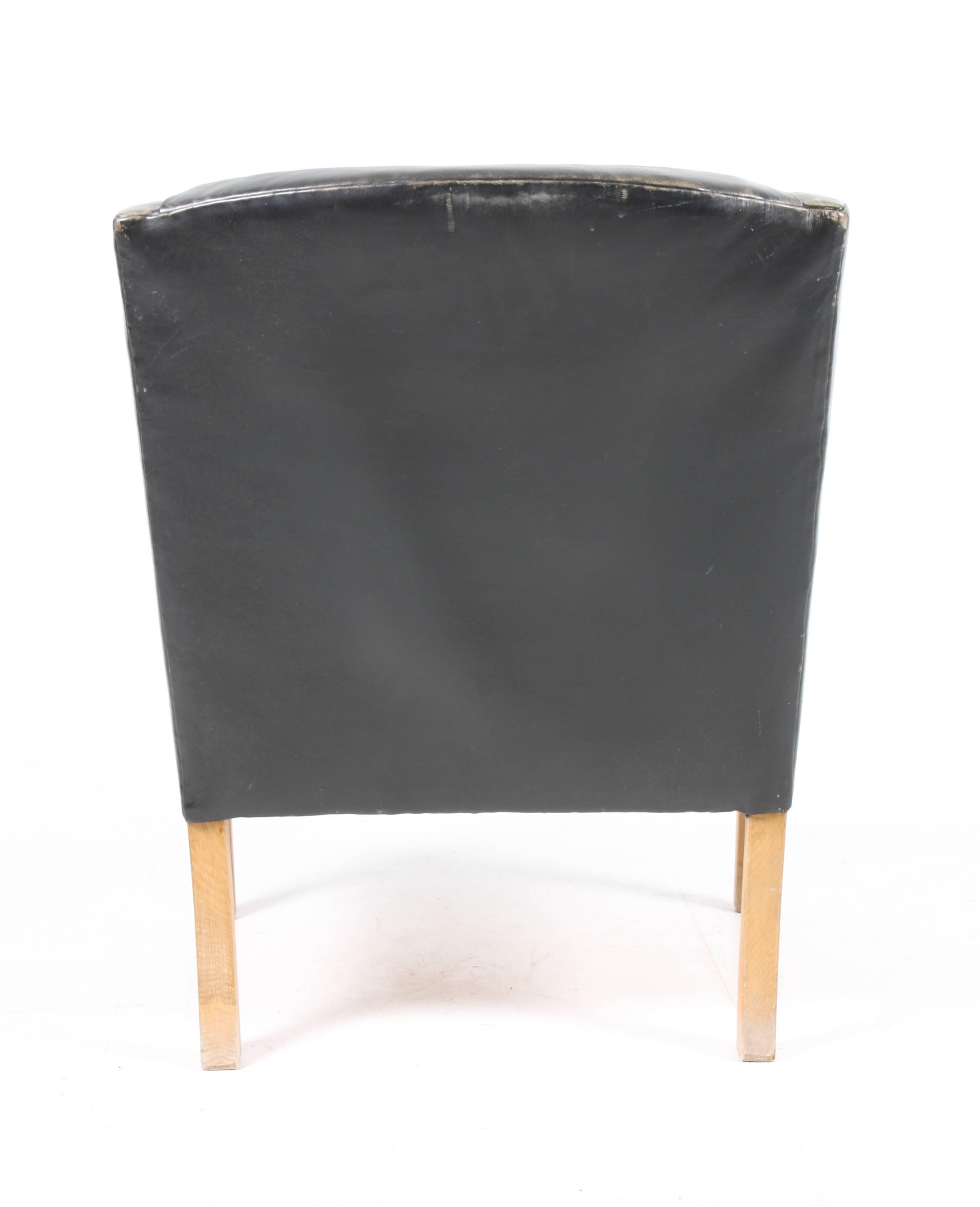 Mid-20th Century Lounge Chair by Ole Wanscher For Sale