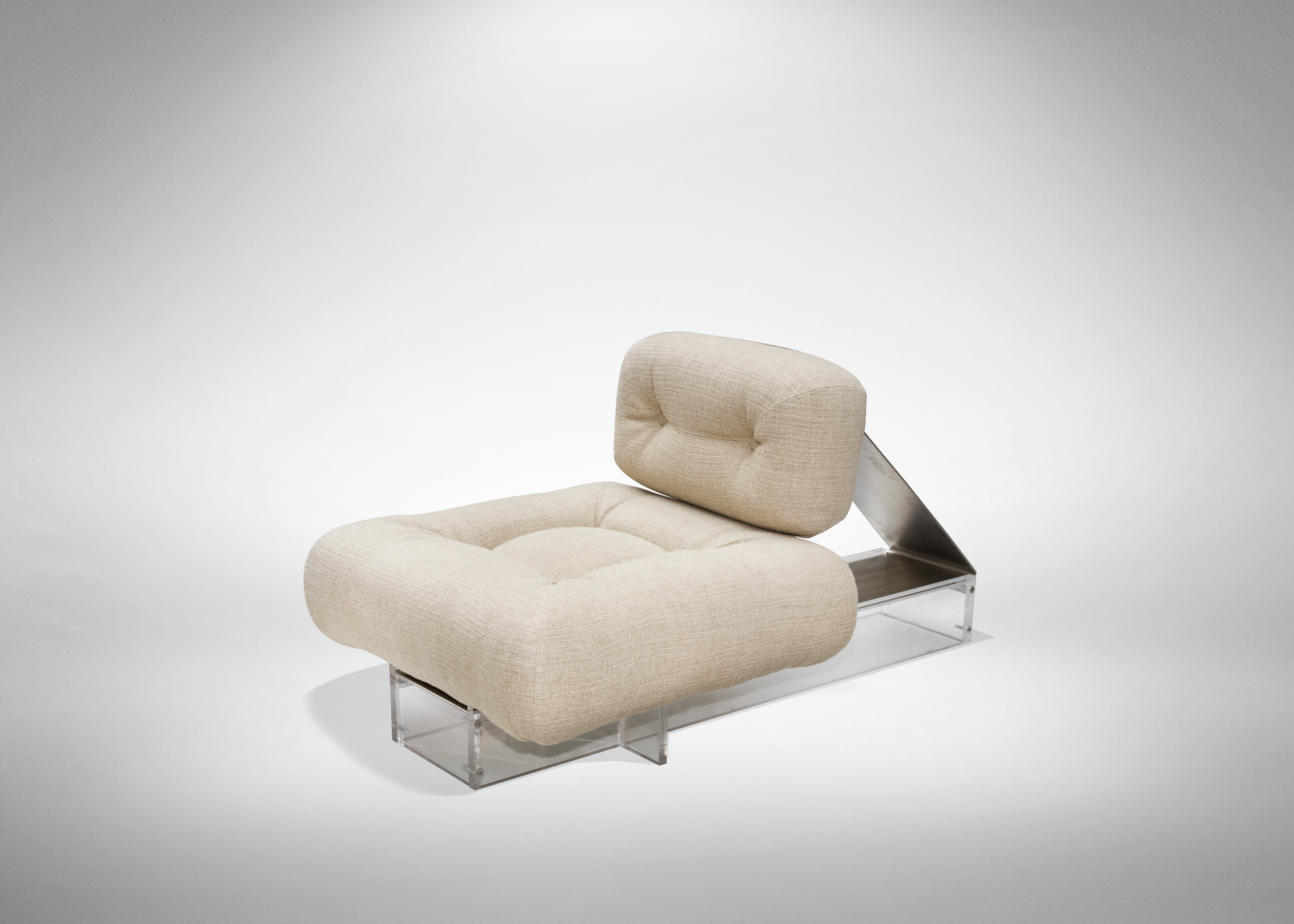 Lounge Chair by Oscar and Anna Maria Niemeyer, 1977 at 1stDibs