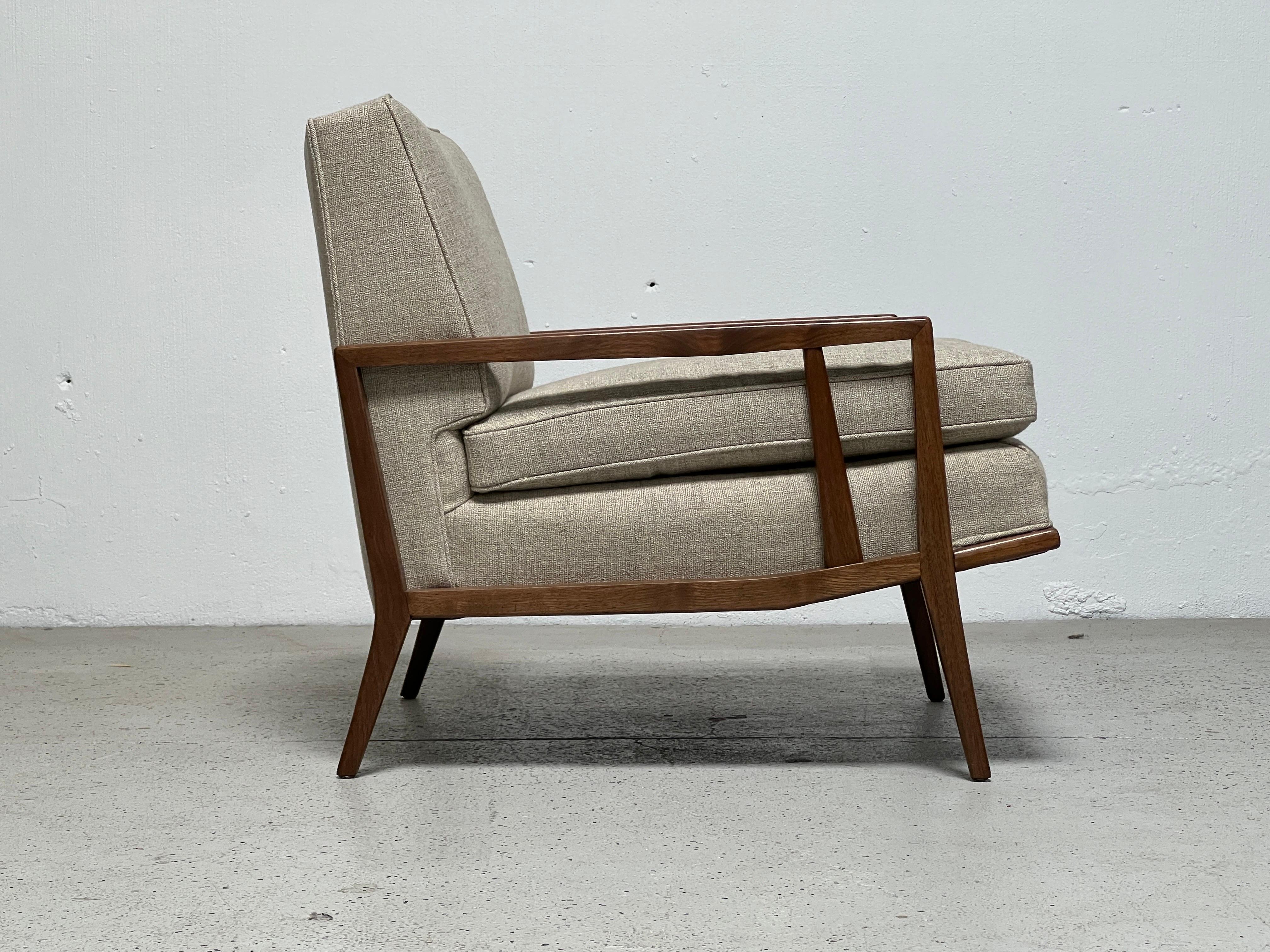 Fabric Lounge Chair by Paul McCobb For Sale
