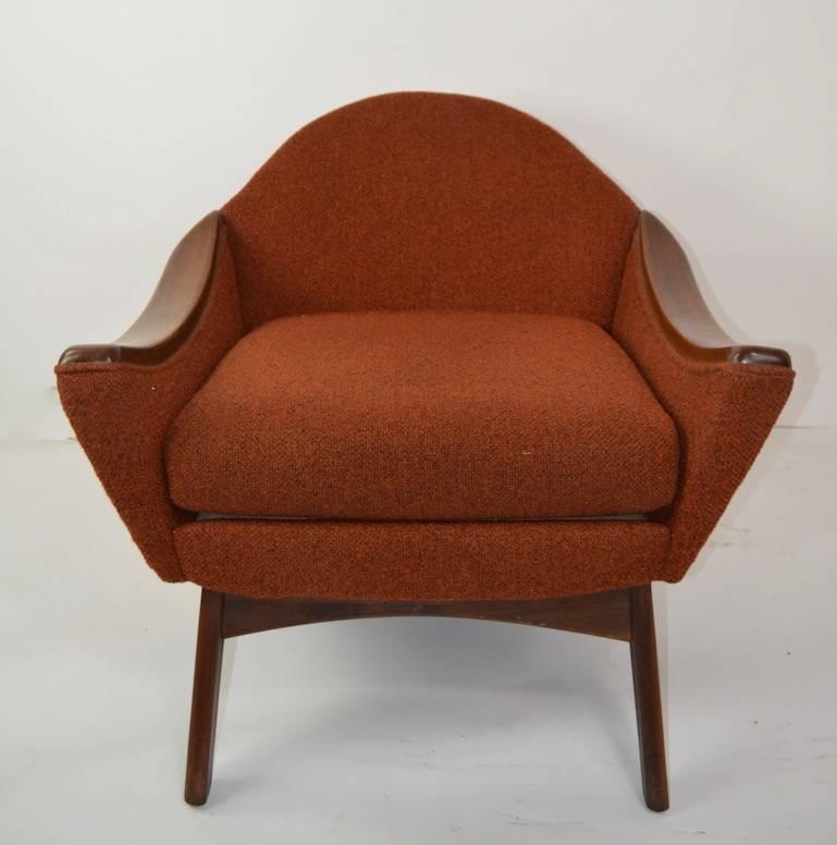 Mid-Century Modern Lounge Chair by Pearsall Hers