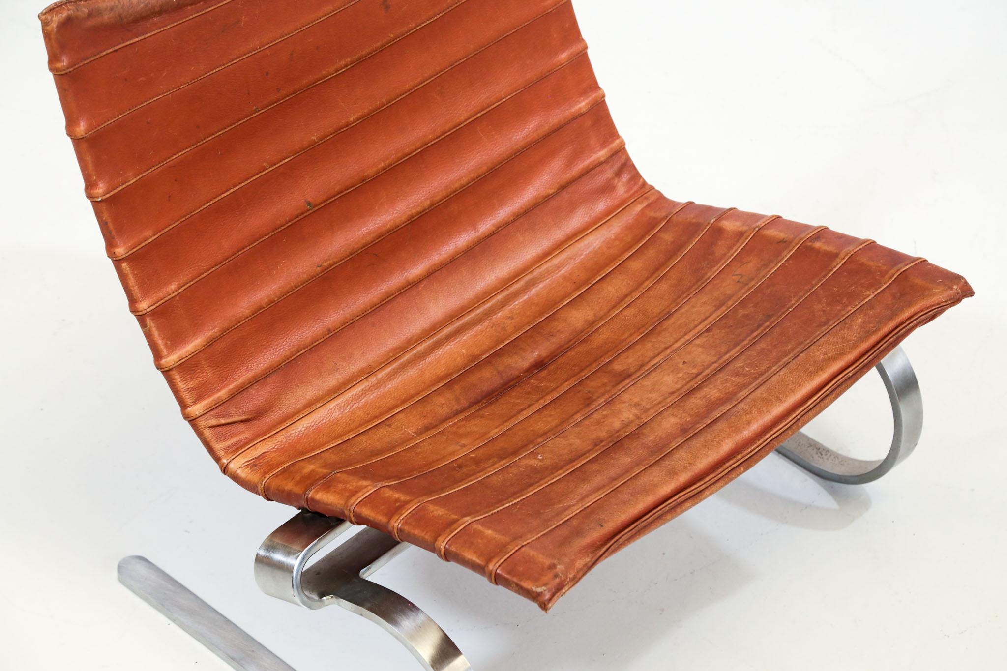 Lounge Chair by Poul Kjaerholm Model PK20, E. Kold Christensen, 1968 In Good Condition In Lyon, FR