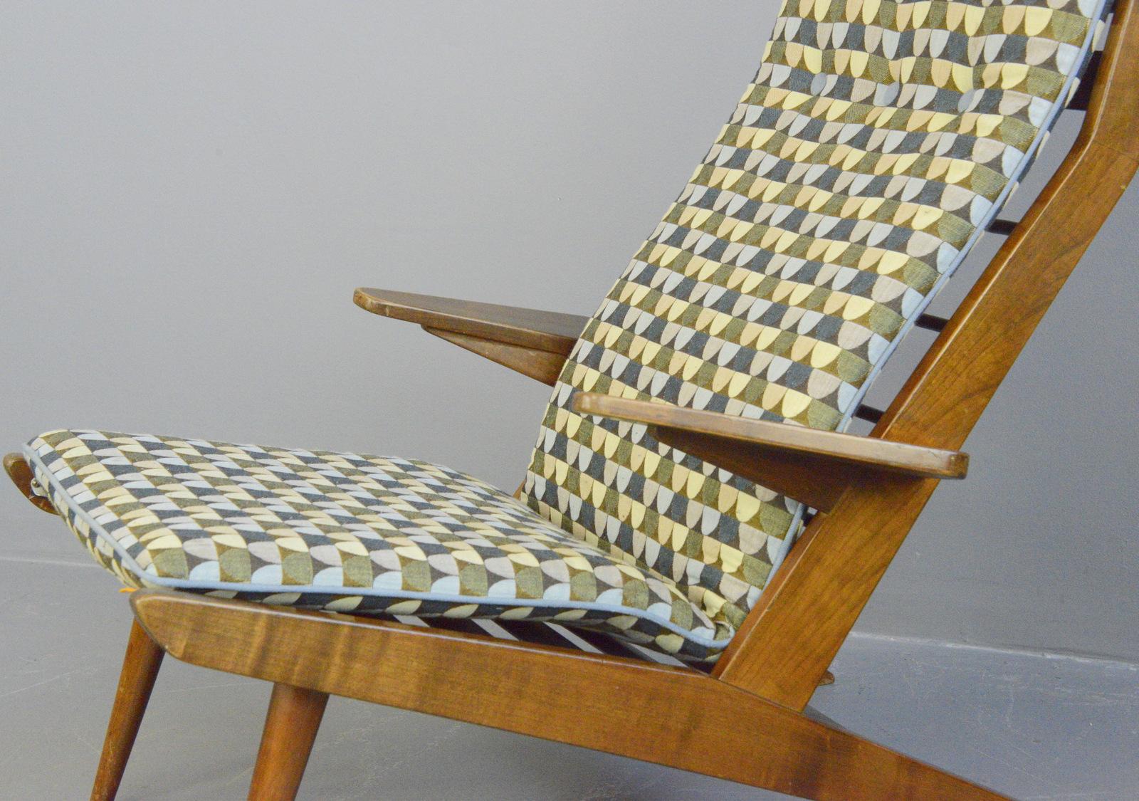 Mid-Century Modern Lounge Chair by Rob Parry for Gelderland, circa 1950s