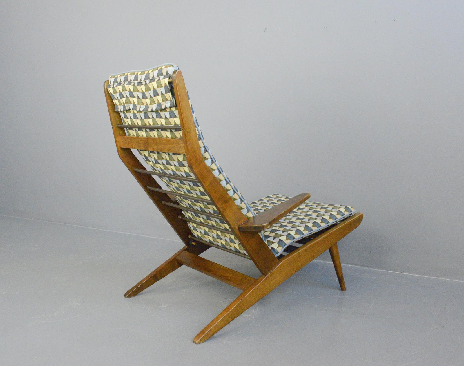 Beech Lounge Chair by Rob Parry for Gelderland, circa 1950s