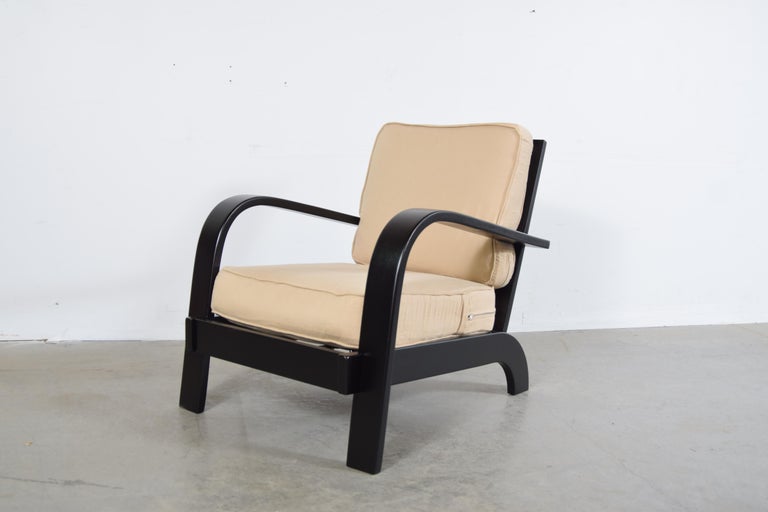 Lacquered Lounge Chair by Russel Wright For Sale