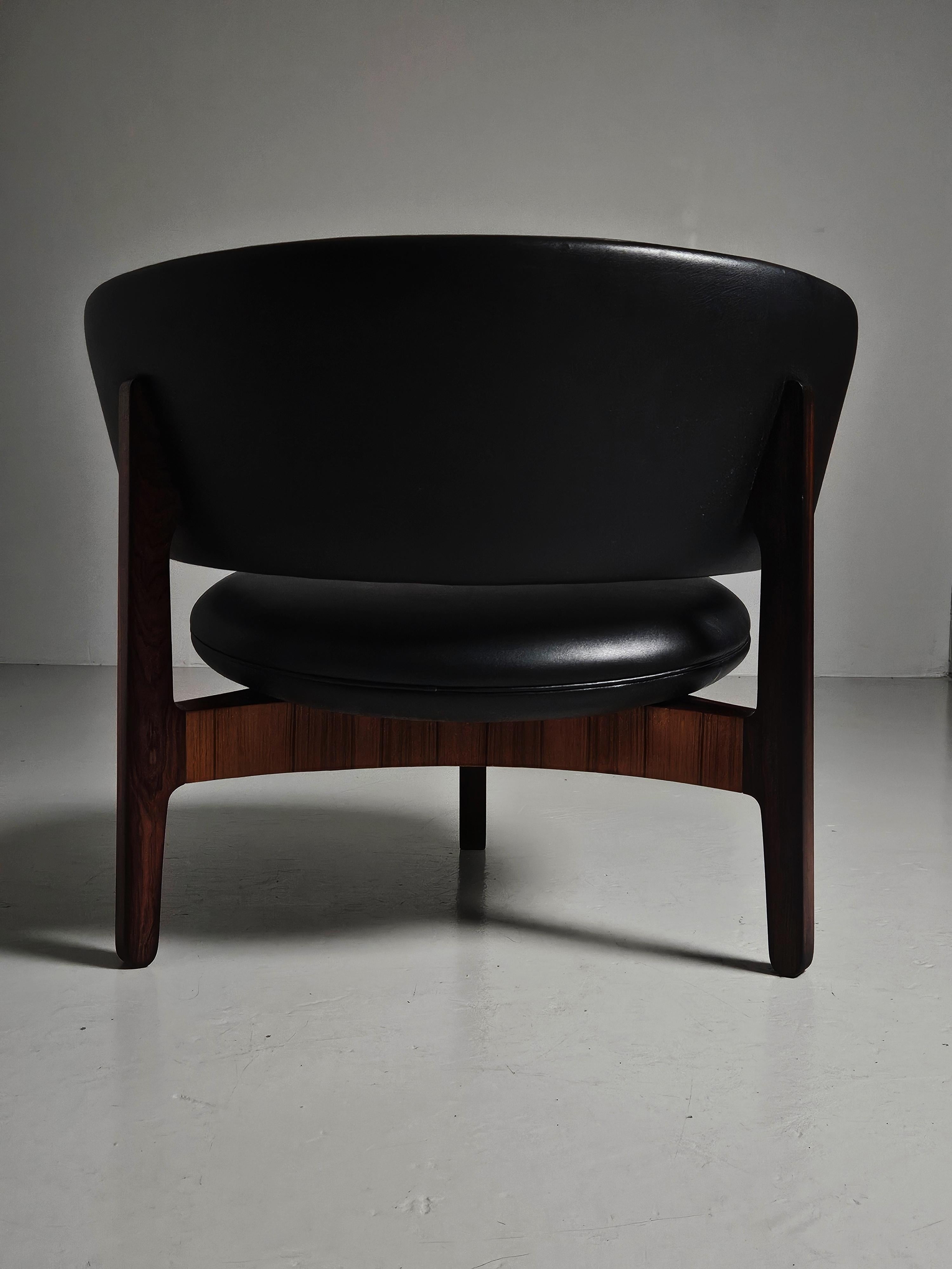 Lounge chair by Sven Ellekaer for Christian Linneberg, Denmark, 1960s (Schwedisch) im Angebot